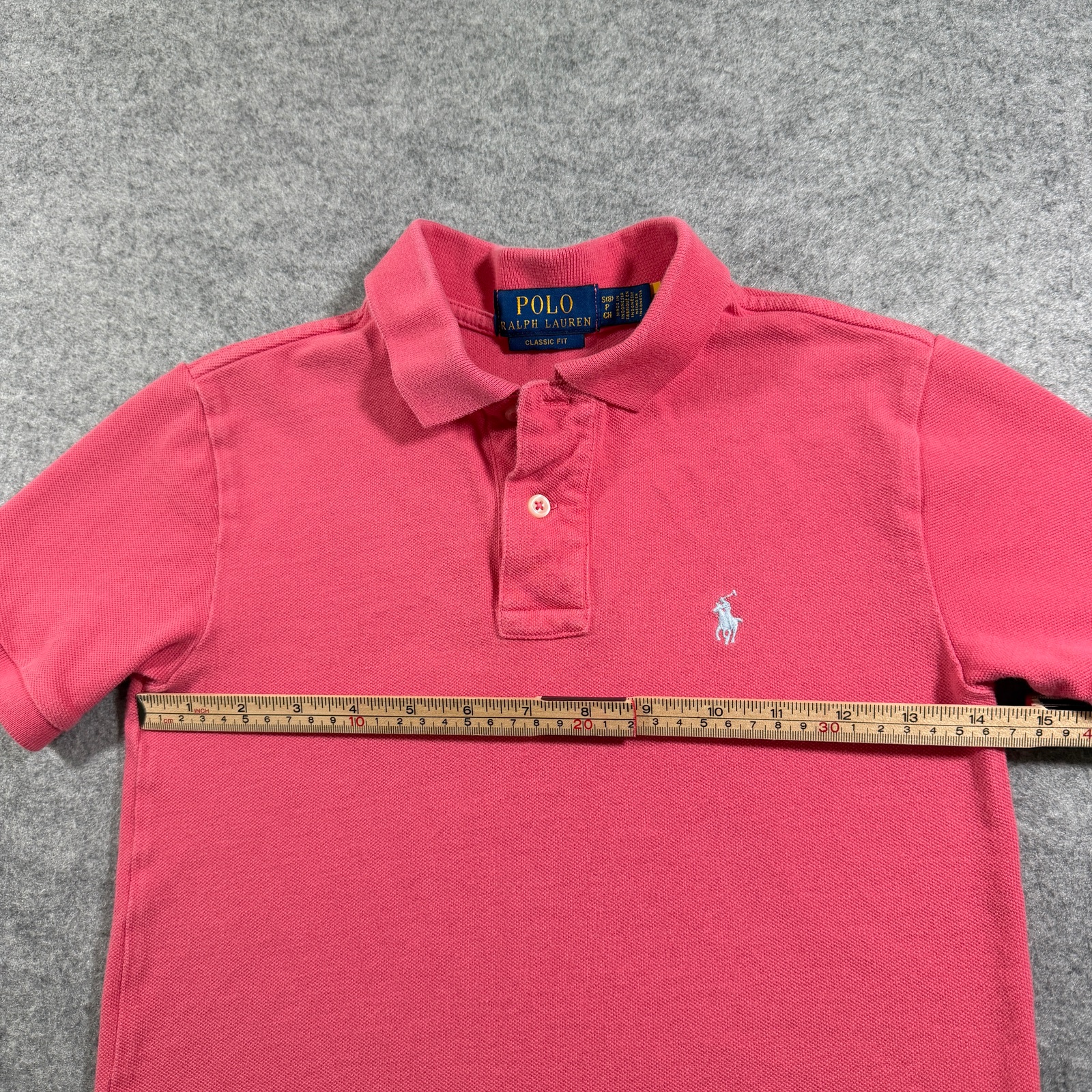 Polo Ralph Lauren Polo Shirt Boys S 8 Pastel Red Classic Fit Cotton Pony Preppy thumbnail 4
