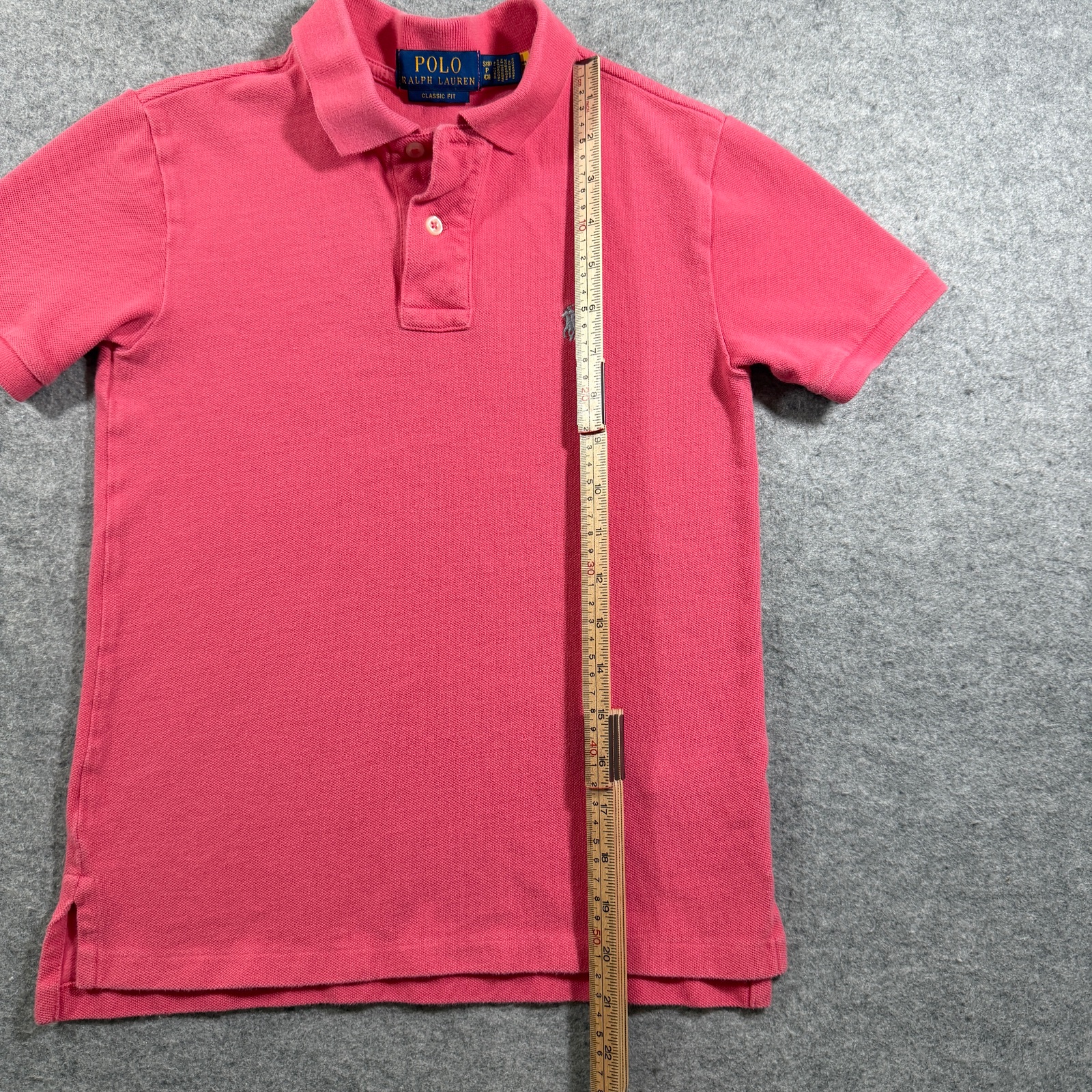 Polo Ralph Lauren Polo Shirt Boys S 8 Pastel Red Classic Fit Cotton Pony Preppy thumbnail 5
