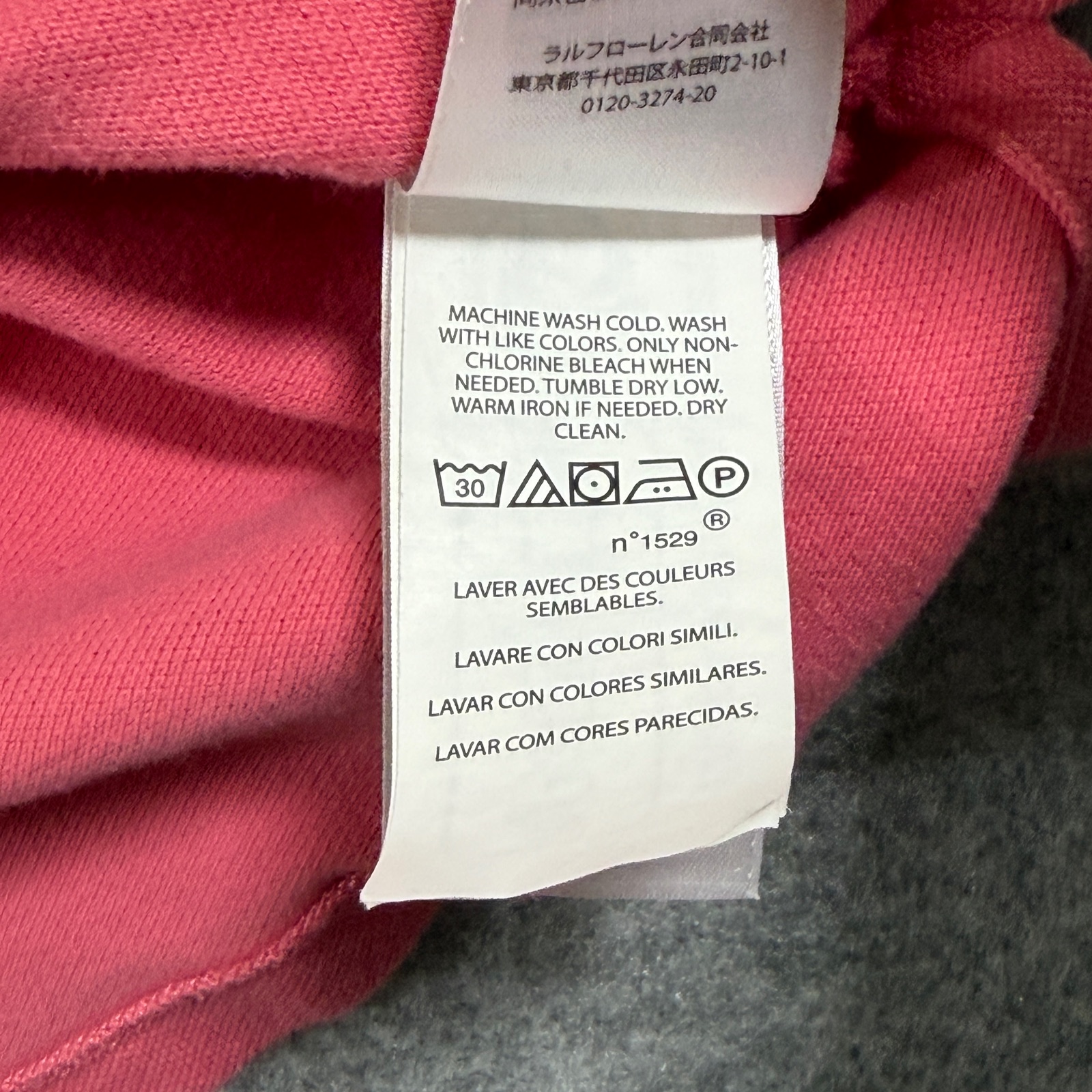 Polo Ralph Lauren Polo Shirt Boys S 8 Pastel Red Classic Fit Cotton Pony Preppy thumbnail 8