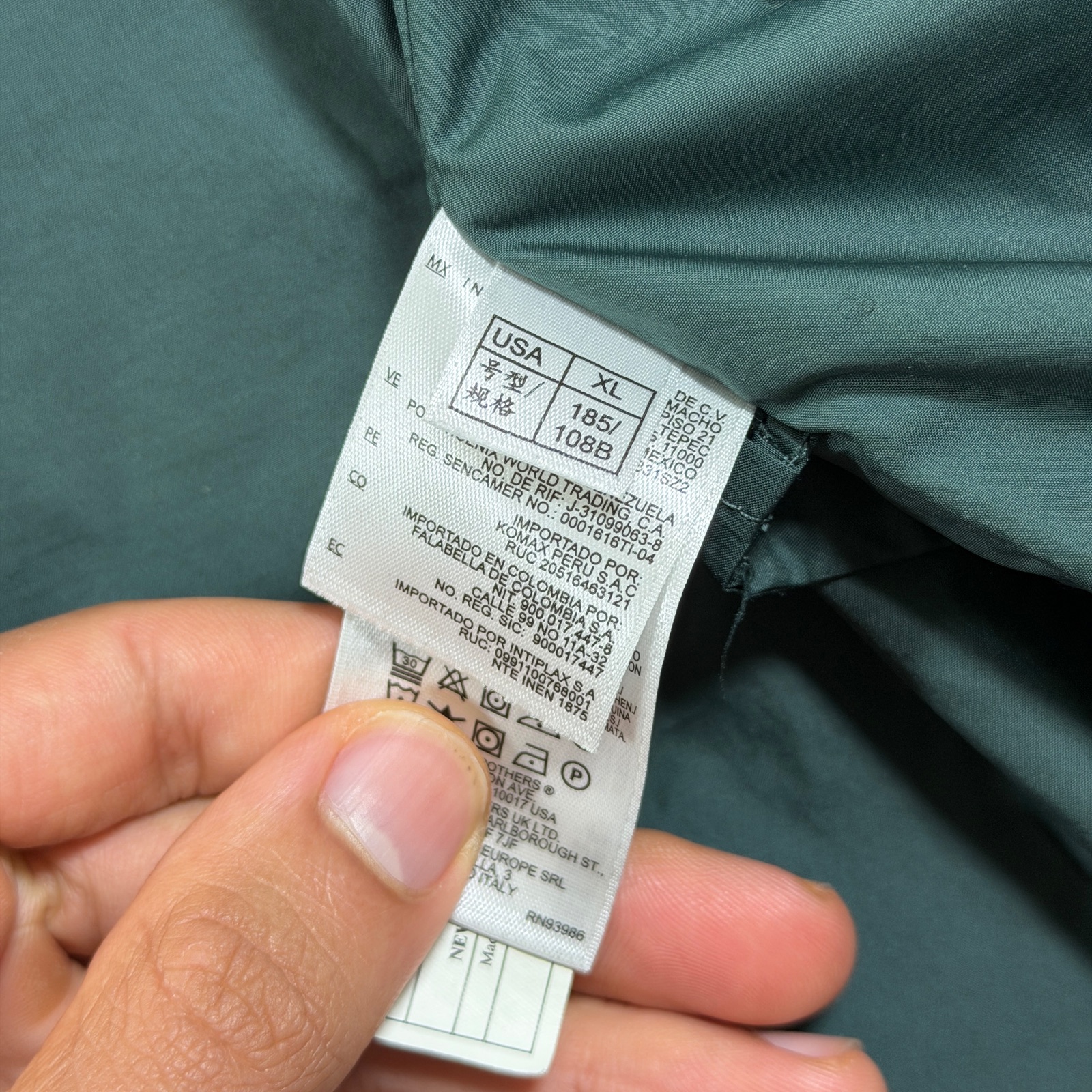 Brooks Brothers Thermore Jacket Mens XL Green Water Resistant Stretch Hooded Zip thumbnail 18
