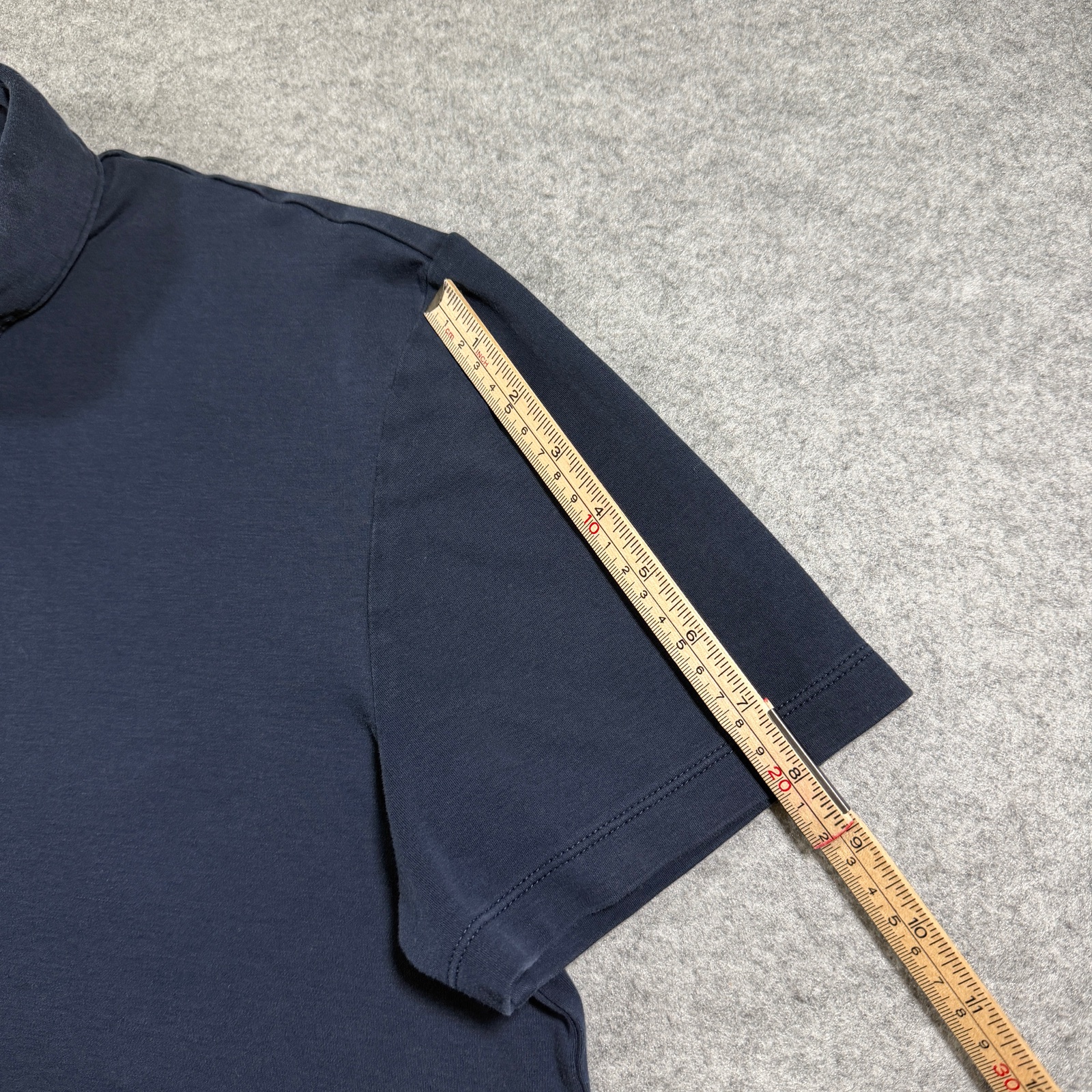 Charles Tyrwhitt Polo Shirt Mens L Navy Soft Cotton Button Collar Preppy Golf thumbnail 8