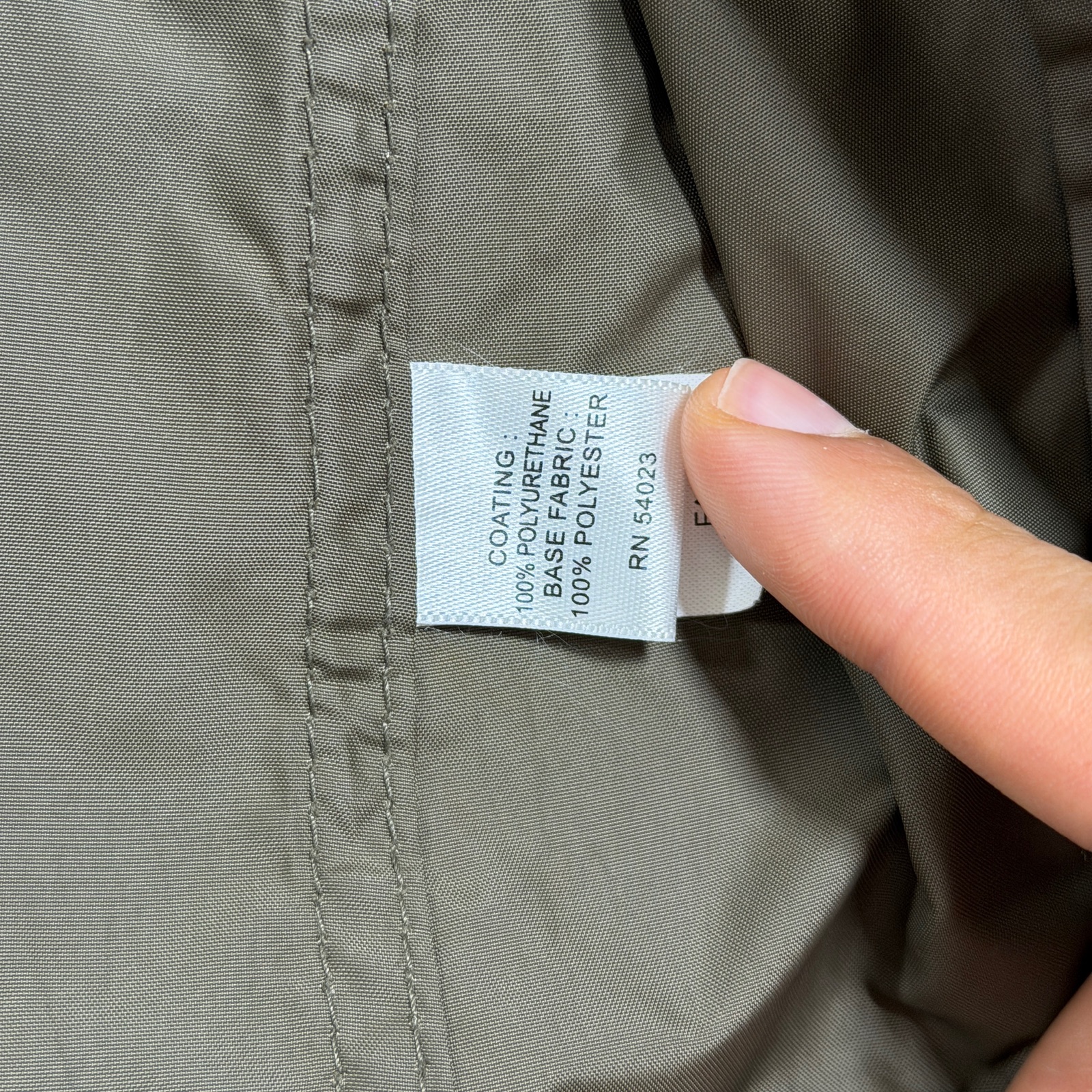 Banana Republic Trench Coat Mens L Olive Double Breasted Belted Preppy Lightweig thumbnail 14