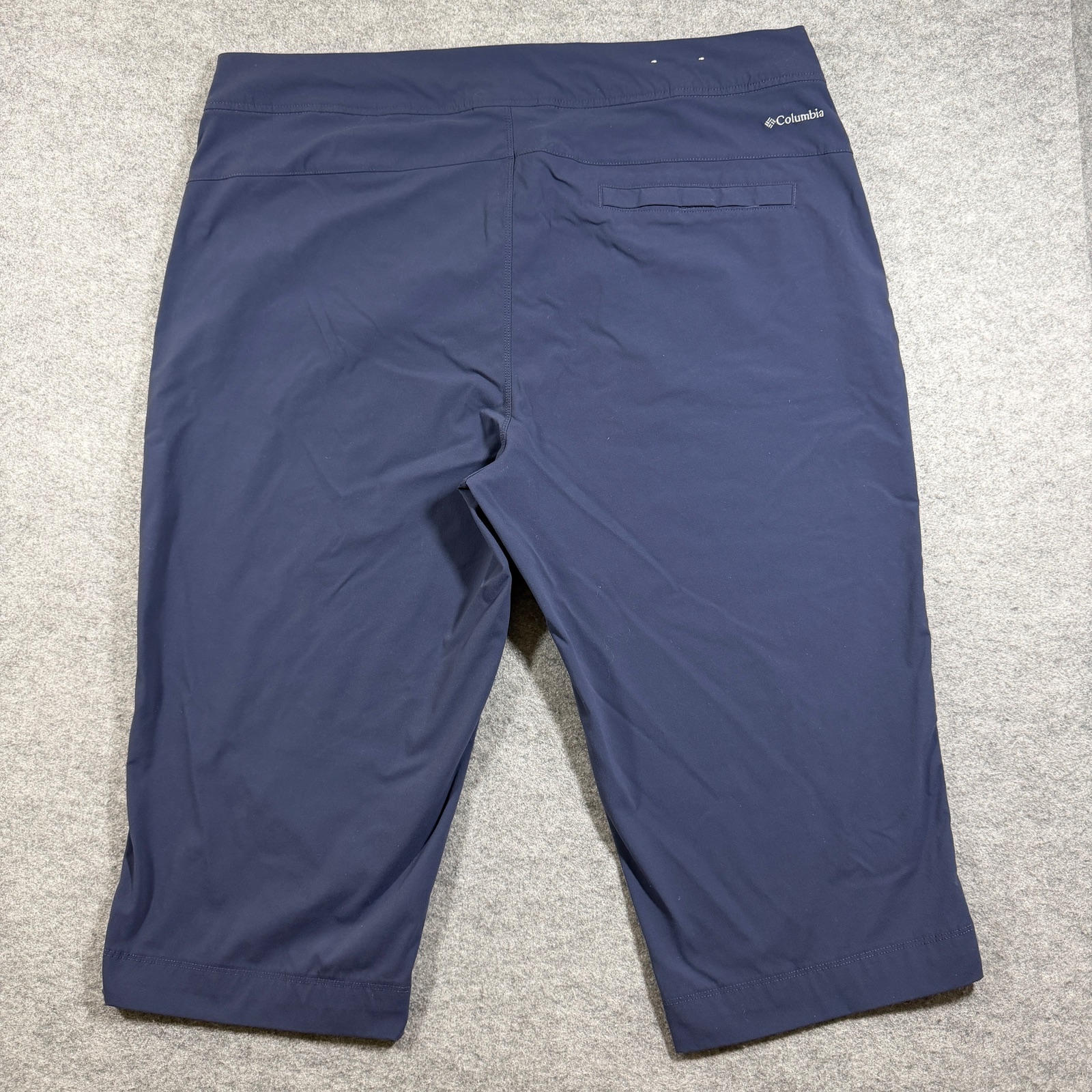 Columbia Capri Pants Active Womens 16 Navy Lightweight Outdoor Hiking Drawstring thumbnail 2
