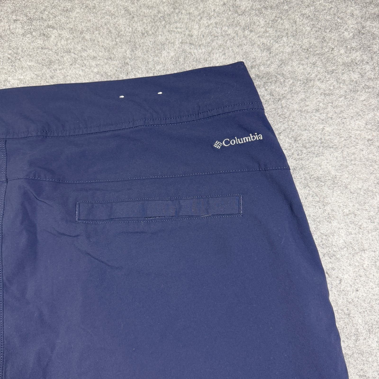 Columbia Capri Pants Active Womens 16 Navy Lightweight Outdoor Hiking Drawstring thumbnail 3