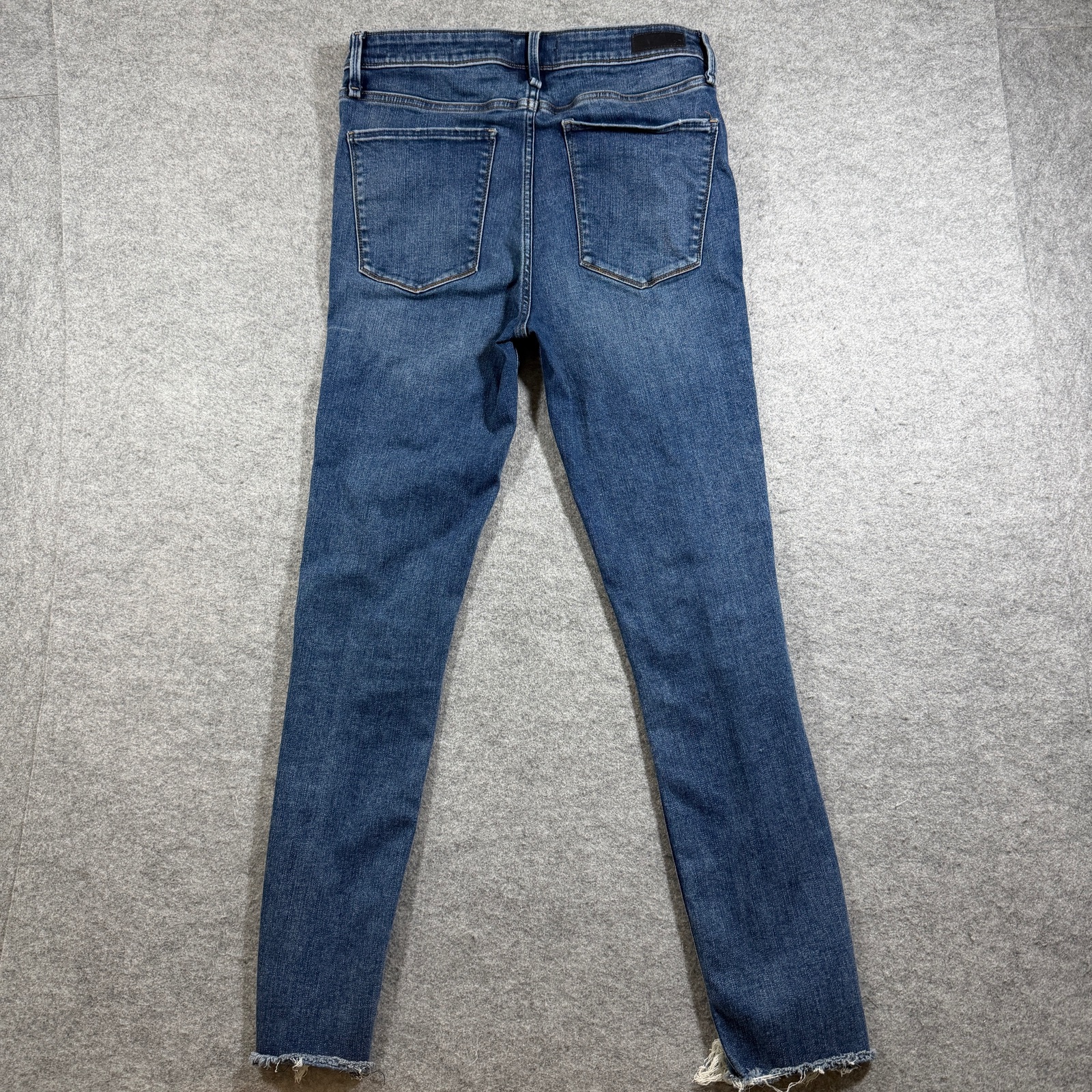 Abercrombie & Fitch Simone Jeans Womens 28 Blue Wash High Rise Ankle Distressed thumbnail 2