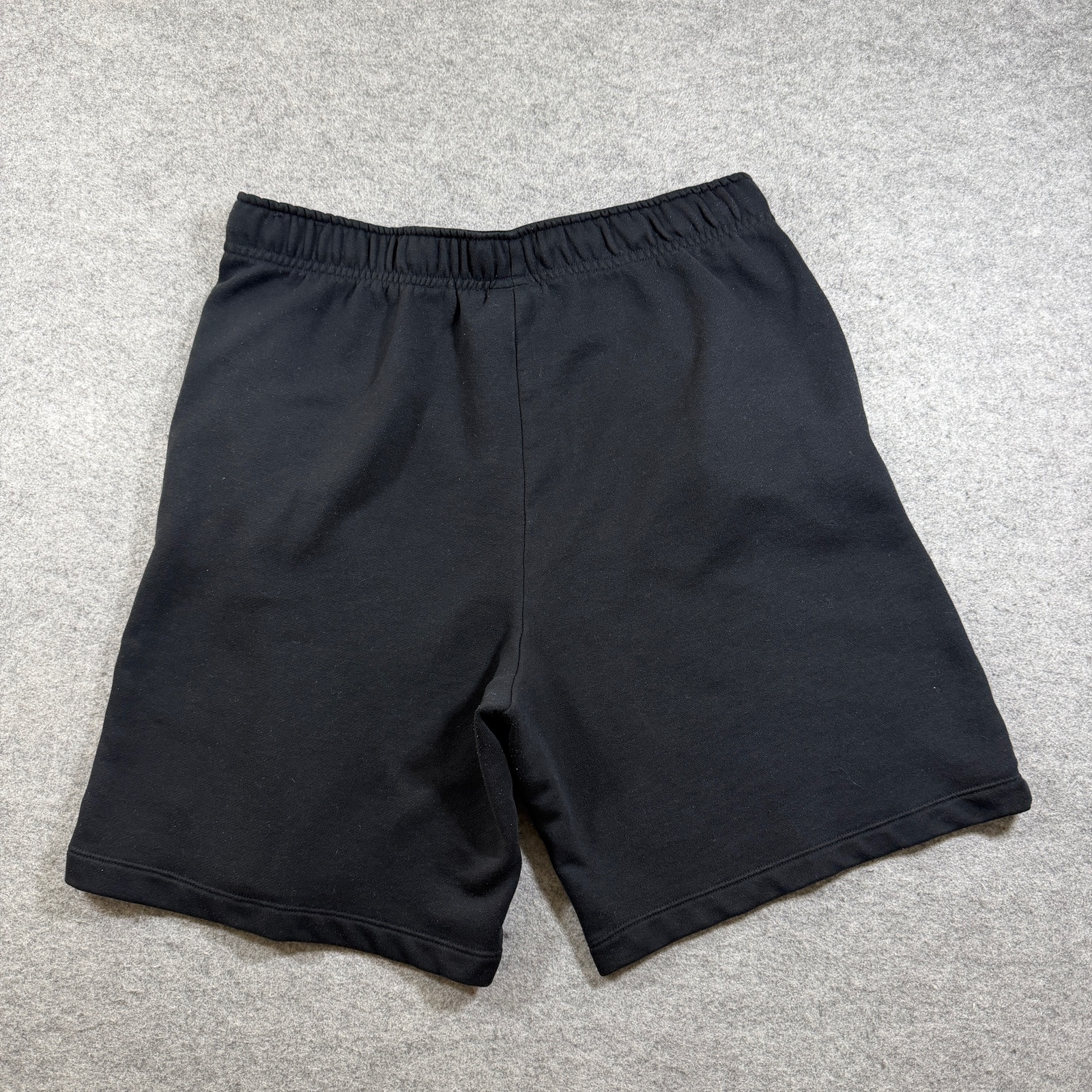 Nike Fleece Dri-Fit Sweat Shorts Mens L Black Logo Drawstring Athletic Lounge thumbnail 2
