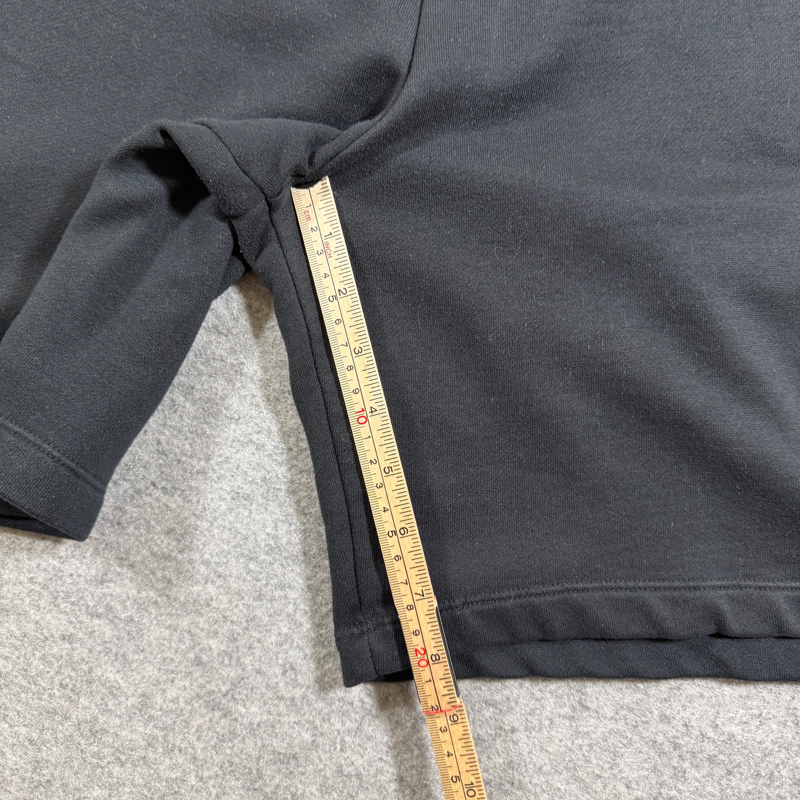 Nike Fleece Dri-Fit Sweat Shorts Mens L Black Logo Drawstring Athletic Lounge thumbnail 8