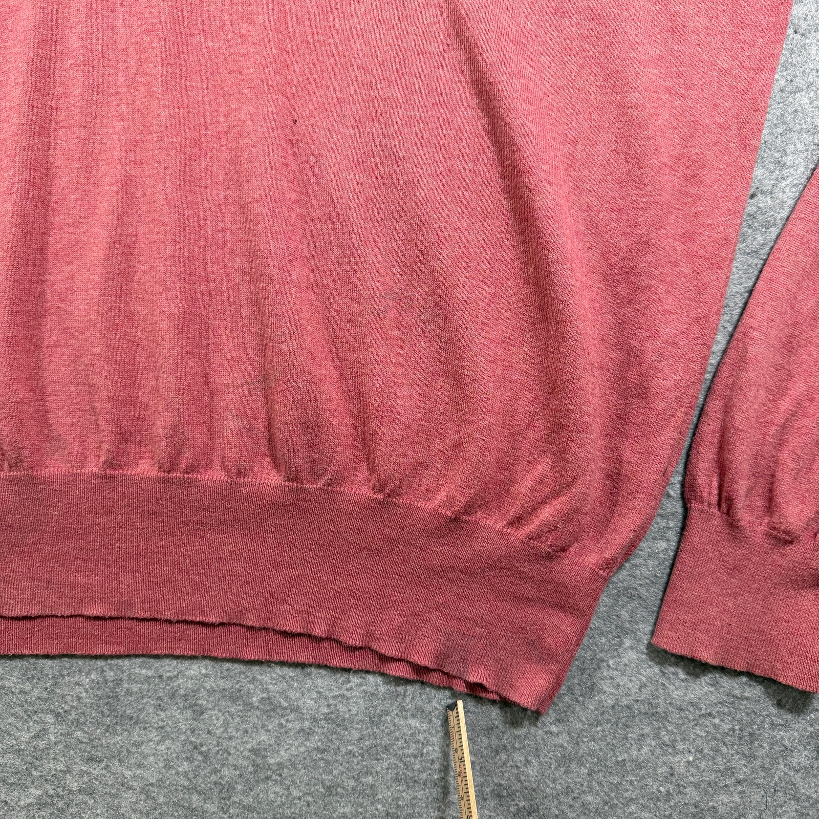 Vintage Polo Ralph Lauren Pima Cotton Sweater Mens XL Nantucket Red V-Neck Prep thumbnail 8