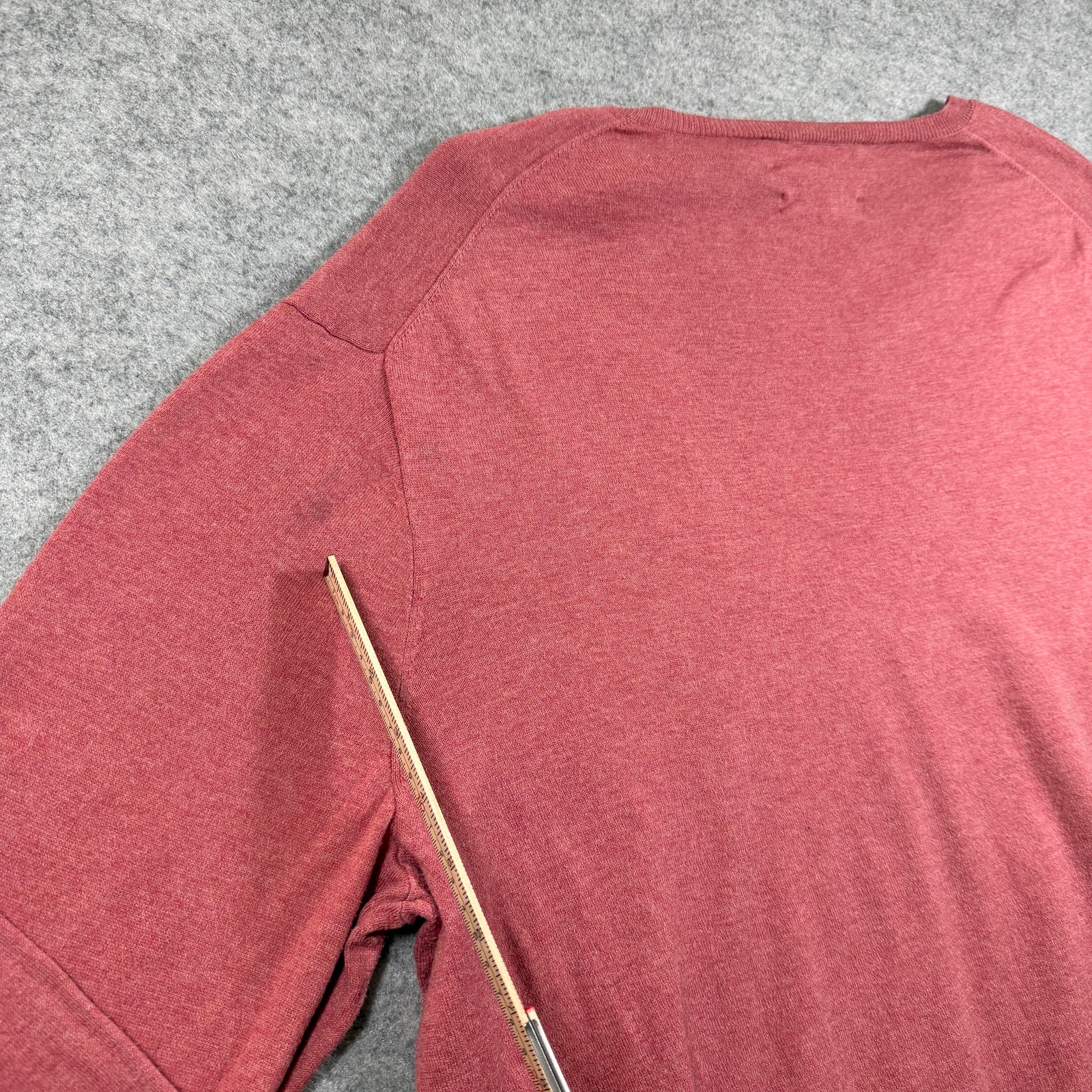 Vintage Polo Ralph Lauren Pima Cotton Sweater Mens XL Nantucket Red V-Neck Prep thumbnail 9