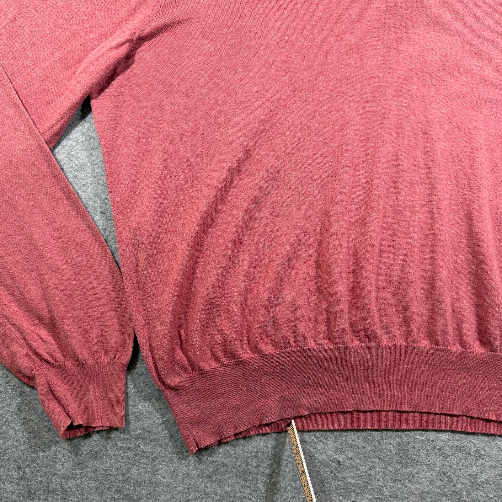 Vintage Polo Ralph Lauren Pima Cotton Sweater Mens XL Nantucket Red V-Neck Prep thumbnail 10