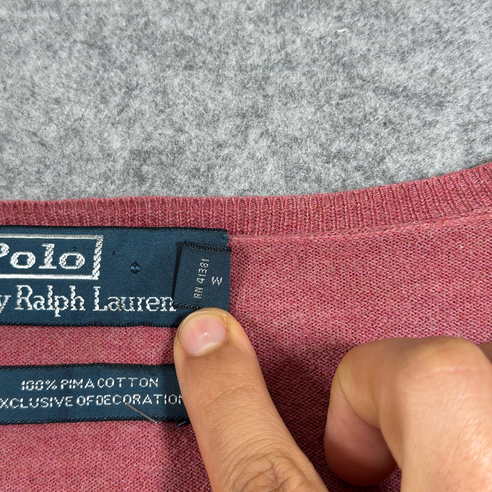 Vintage Polo Ralph Lauren Pima Cotton Sweater Mens XL Nantucket Red V-Neck Prep thumbnail 12