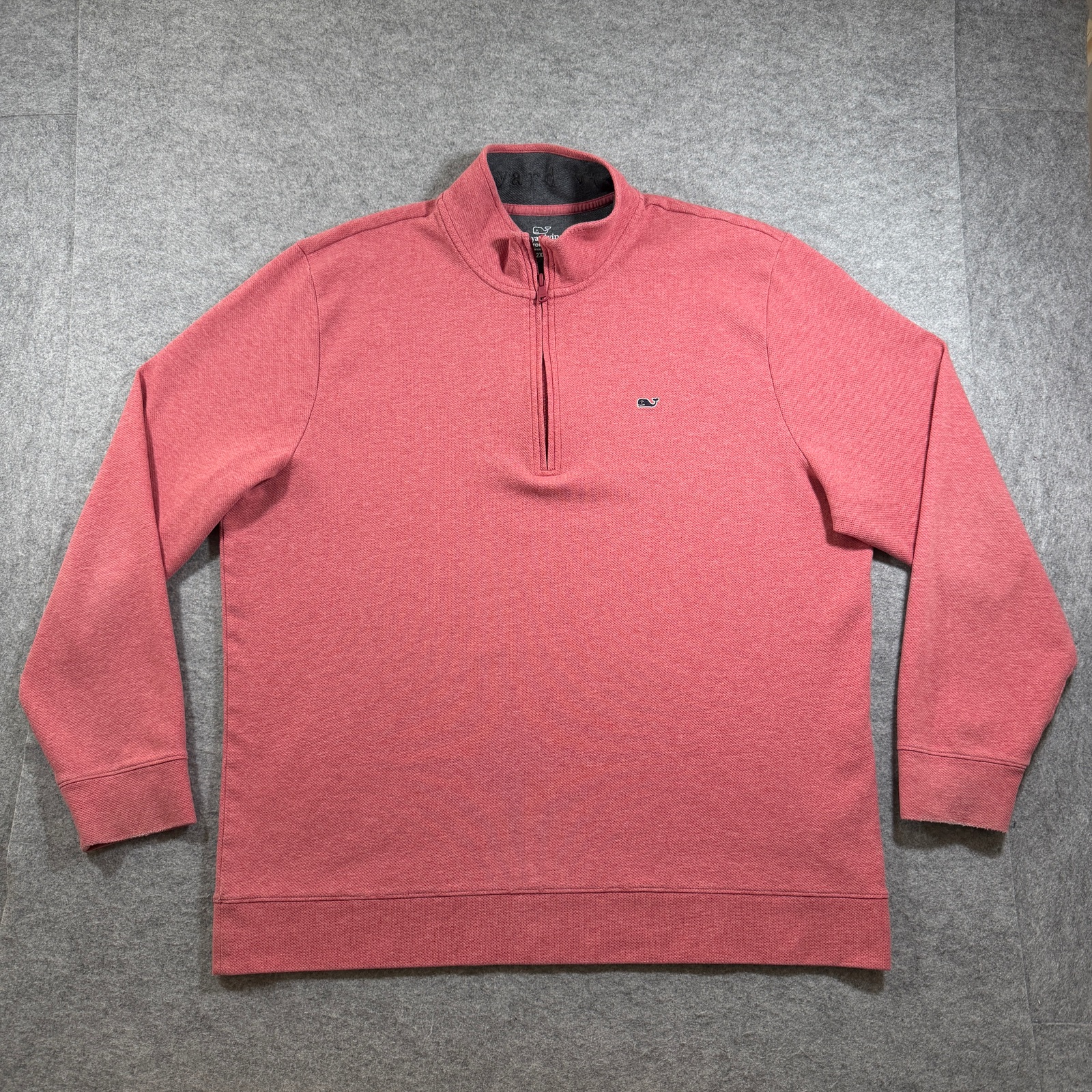 Vineyard Vines Performance 1/4 Zip Pullover Men 2XL Nantucket Red Preppy Classic