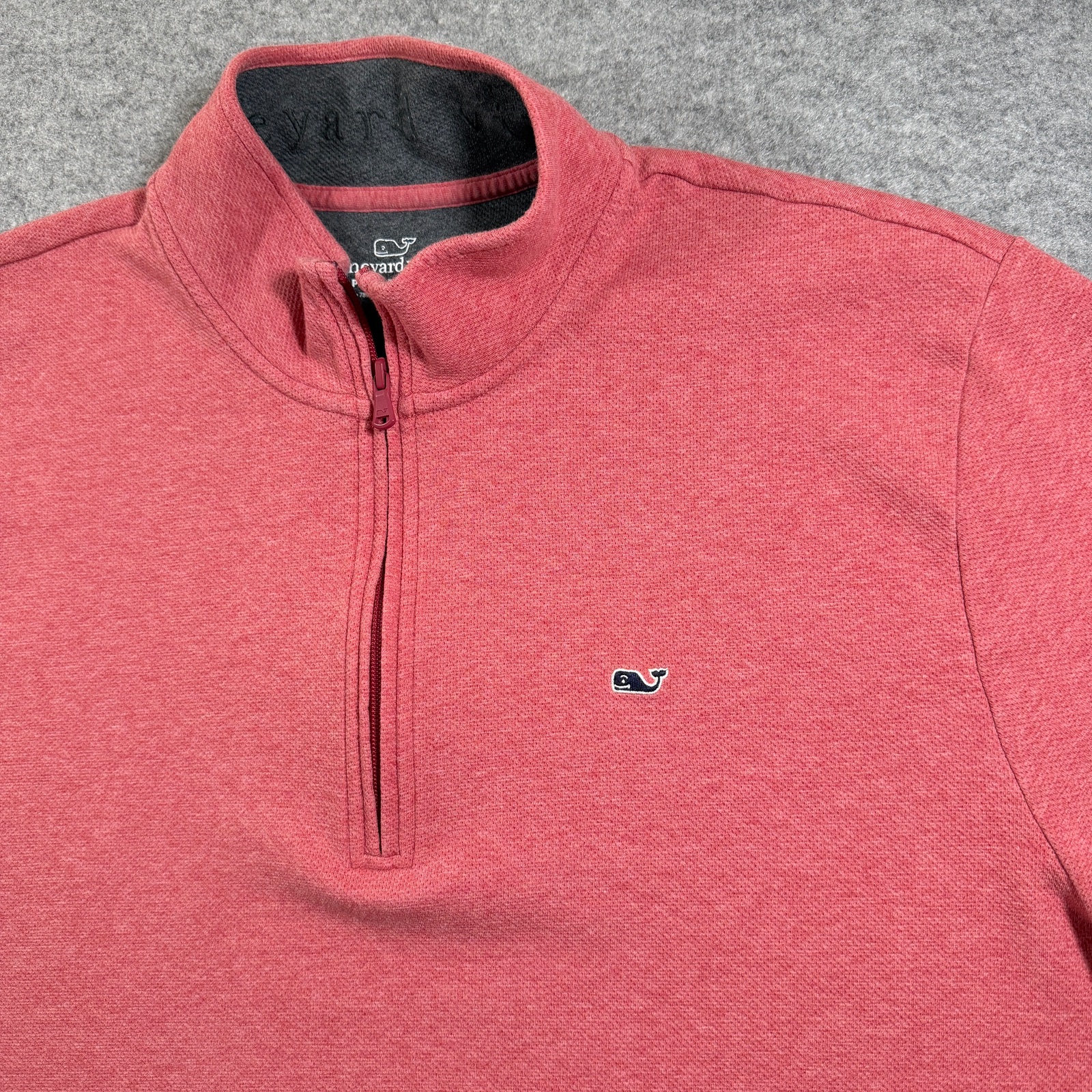 Vineyard Vines Performance 1/4 Zip Pullover Men 2XL Nantucket Red Preppy Classic thumbnail 4