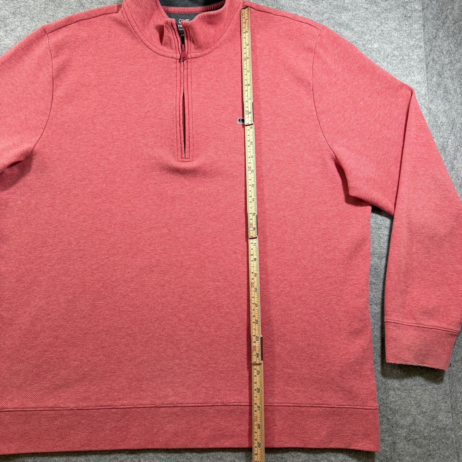 Vineyard Vines Performance 1/4 Zip Pullover Men 2XL Nantucket Red Preppy Classic thumbnail 6