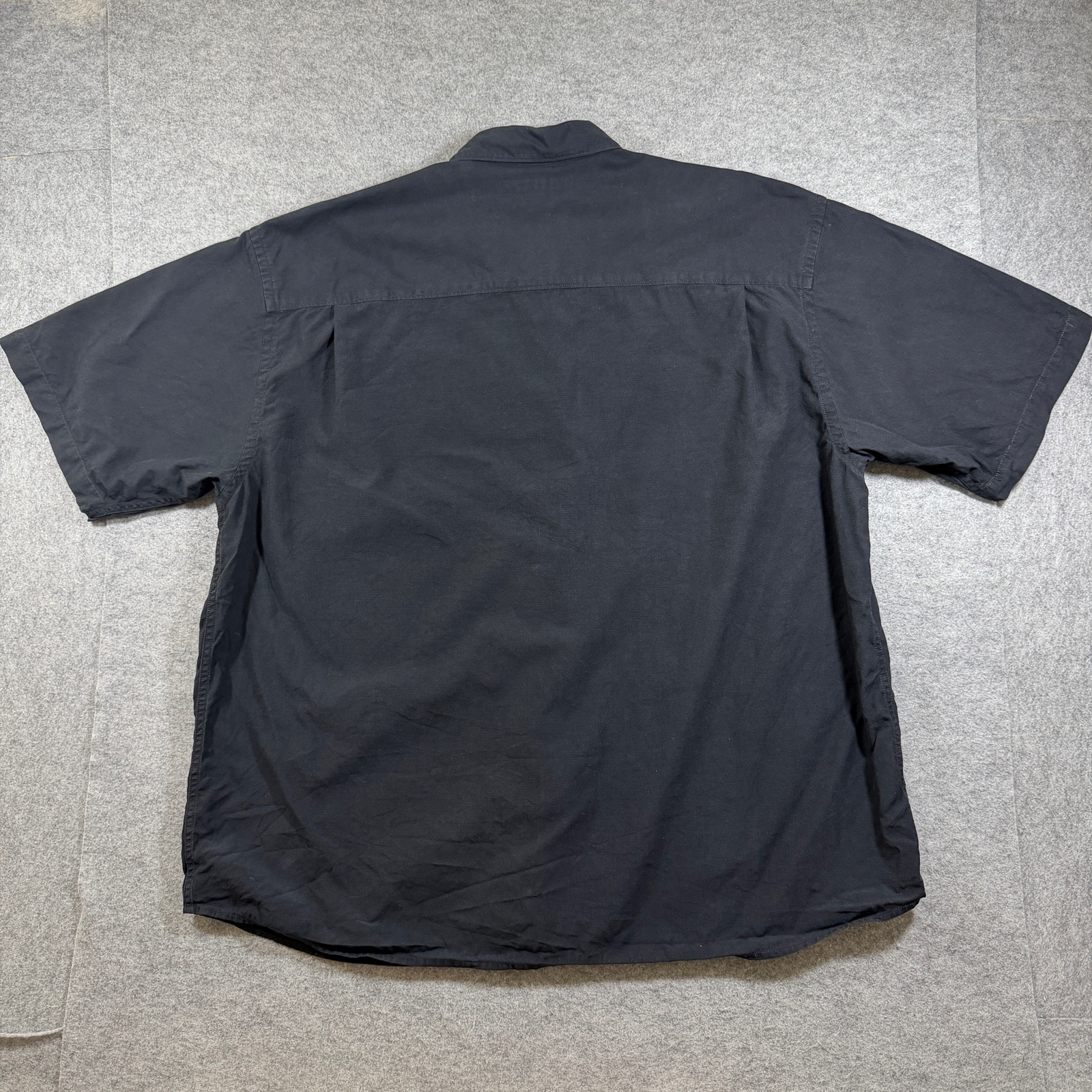 Vintage 90s Tommy Bahama Silk Camp Shirt Mens XXL Black SS Button Up Preppy  thumbnail 2