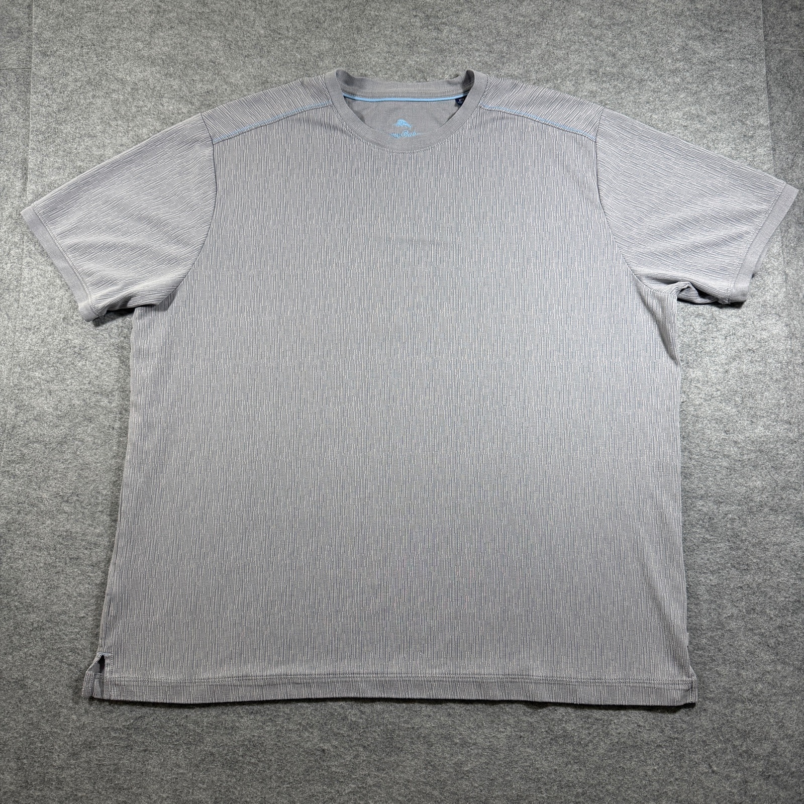 Tommy Bahama IslandZone Tech Tee Mens XXL Gray Knit Active Lightweight Training