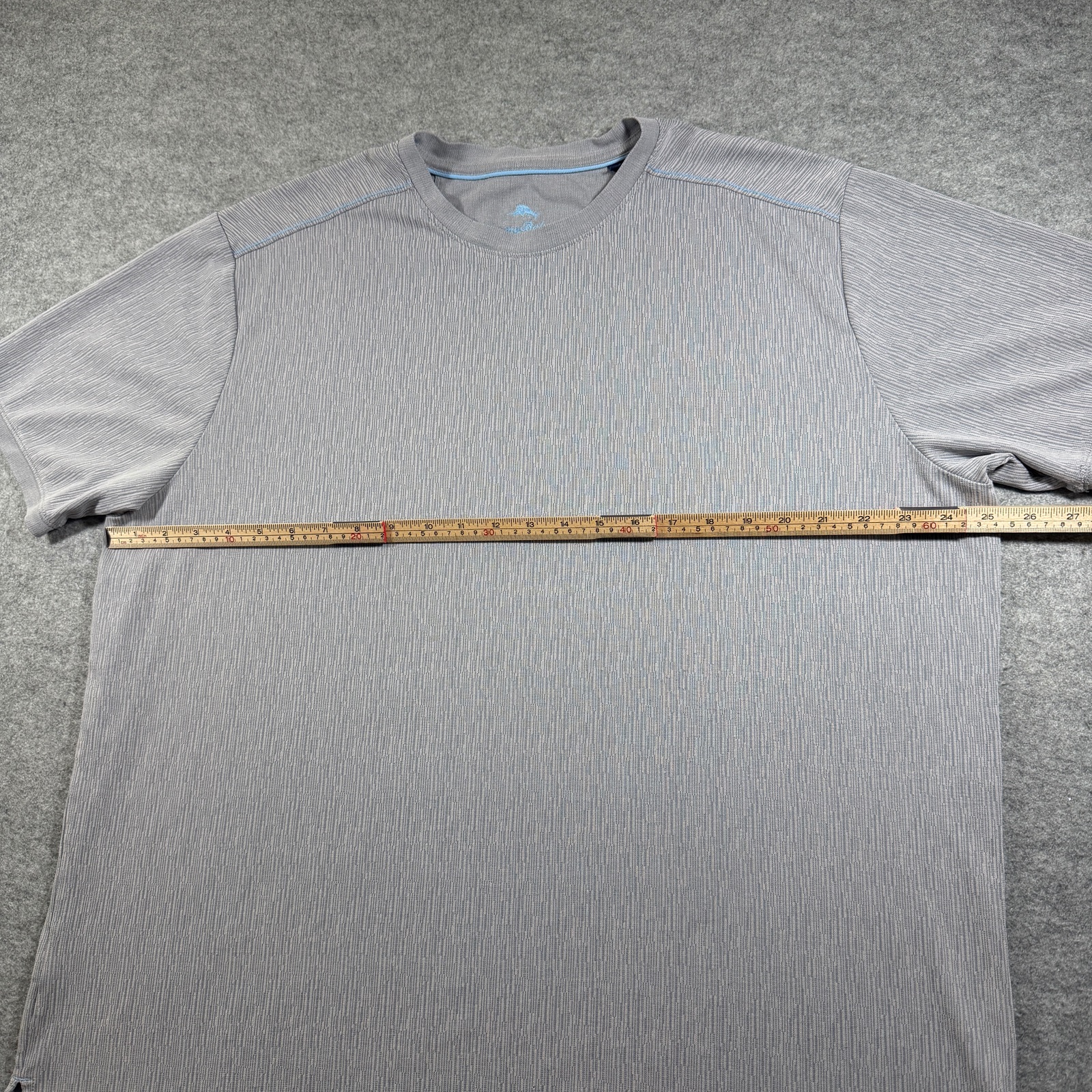 Tommy Bahama IslandZone Tech Tee Mens XXL Gray Knit Active Lightweight Training thumbnail 8