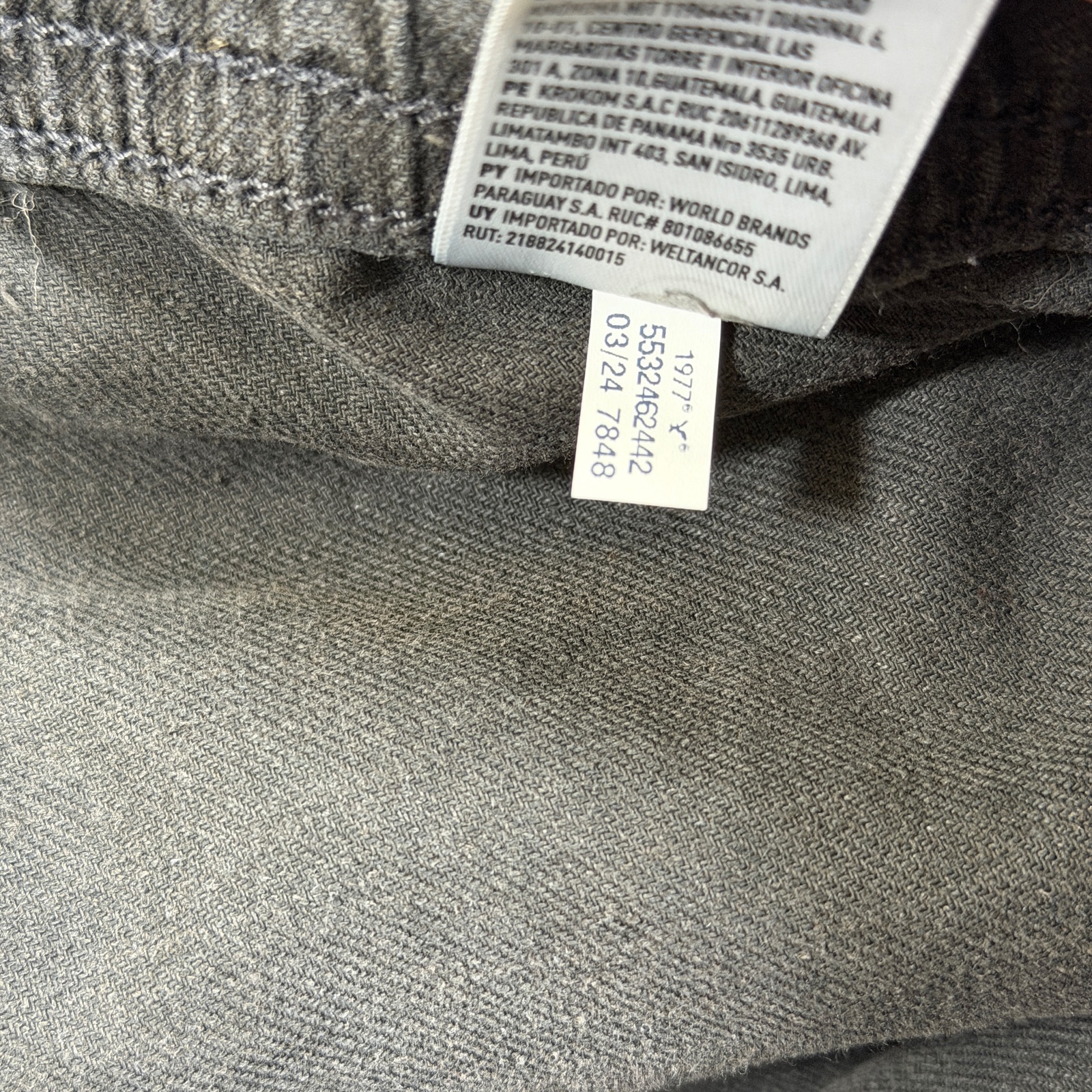 American Eagle Linen Shorts Womens 12 Charcoal Gray Drawstring Relaxed Summer thumbnail 8
