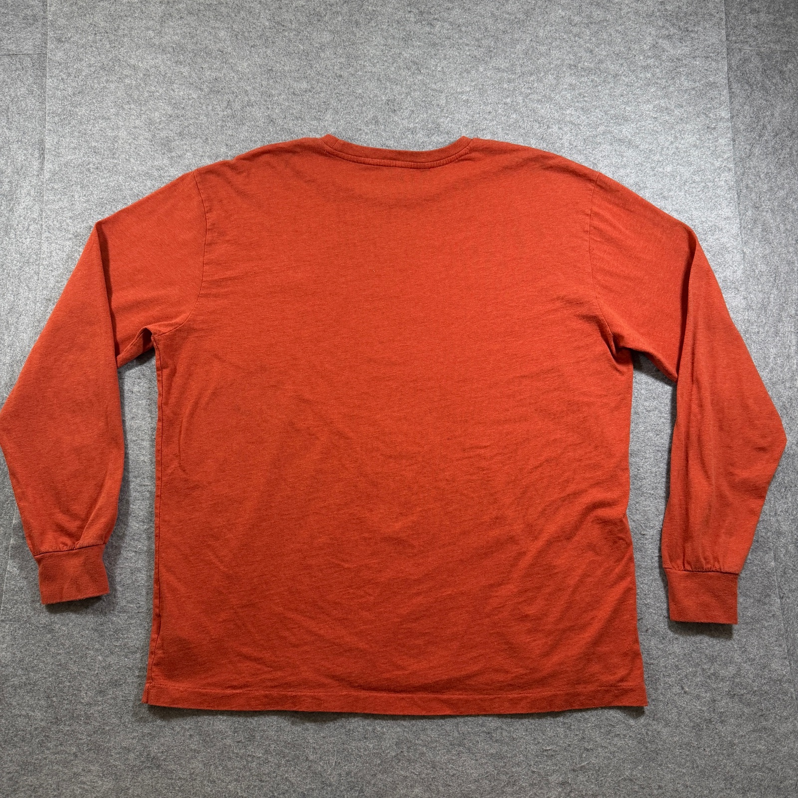 Polo Ralph Lauren Shirt Mens L Orange Pony Logo Preppy Classic Fit Long Sleeve thumbnail 2