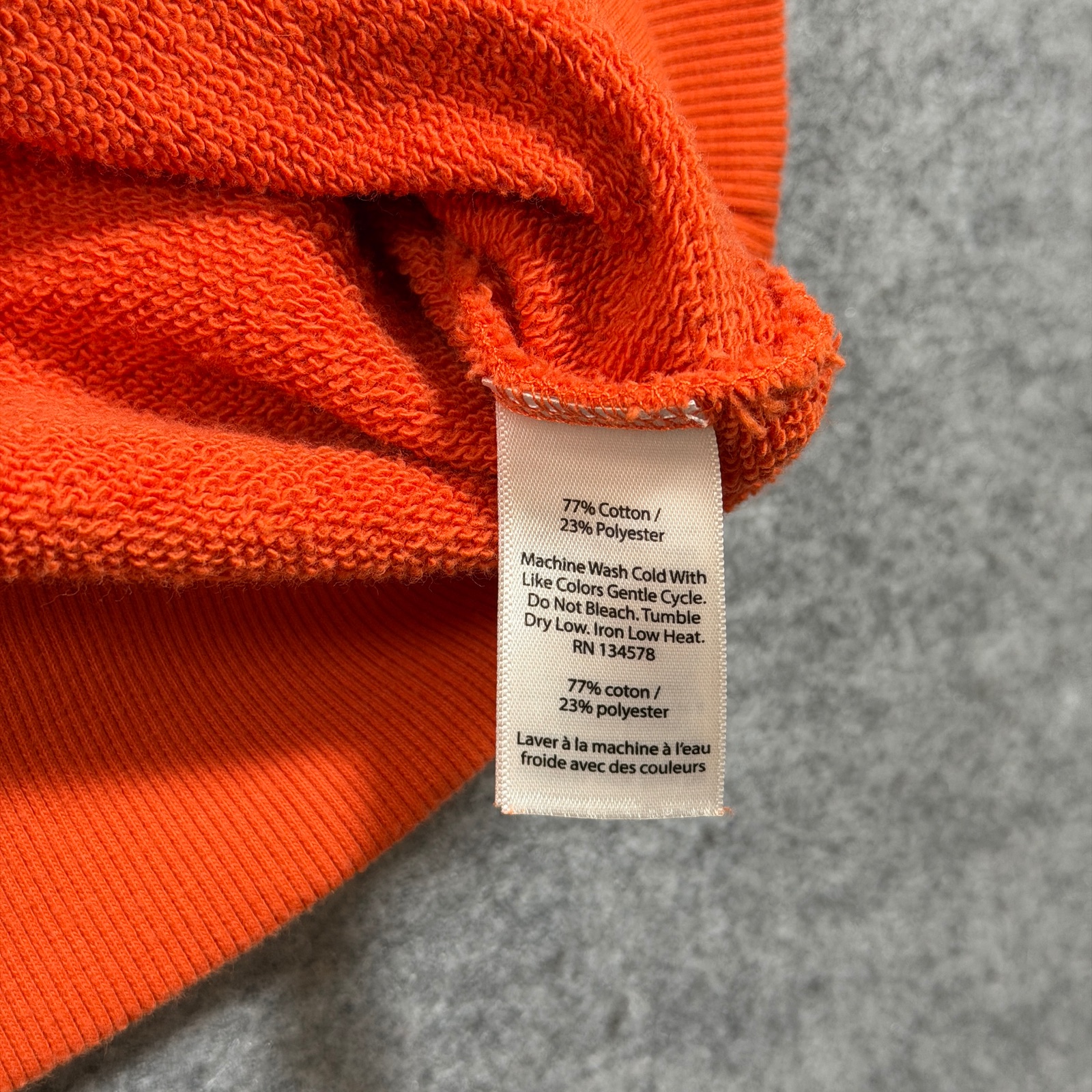 Vineyard Vines Heavyweight 1/4 Zip Sweatshirt Mens XL Orange Pullover Preppy thumbnail 12
