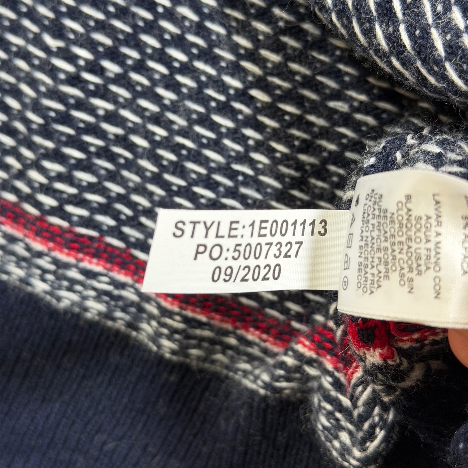 Vineyard Vines Wool & Alpaca Fair Isle Knit Sweater Mens XL Navy 1/4 Zip Preppy thumbnail 11