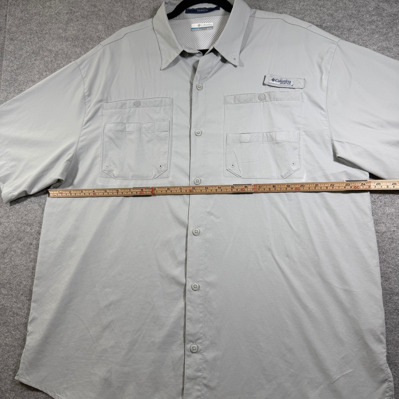 Columbia PFG Tamiami Shirt Mens XL Gray Omni-Shade UPF Vented Fishing Outdoor thumbnail 7