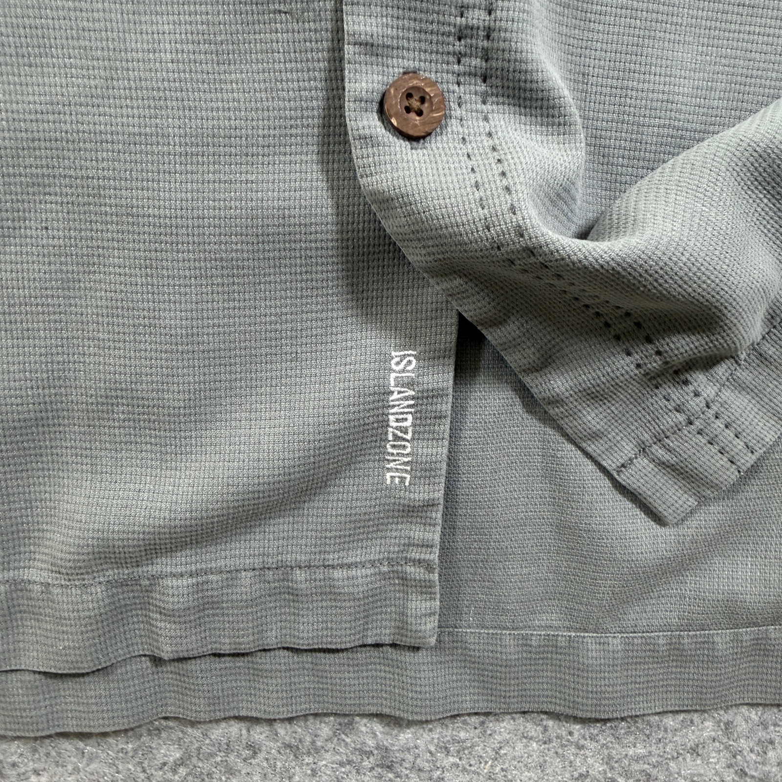Tommy Bahama Smooth Silk Camp Shirt Mens XXL Gray Button Up Short Sleeve Pocket thumbnail 4