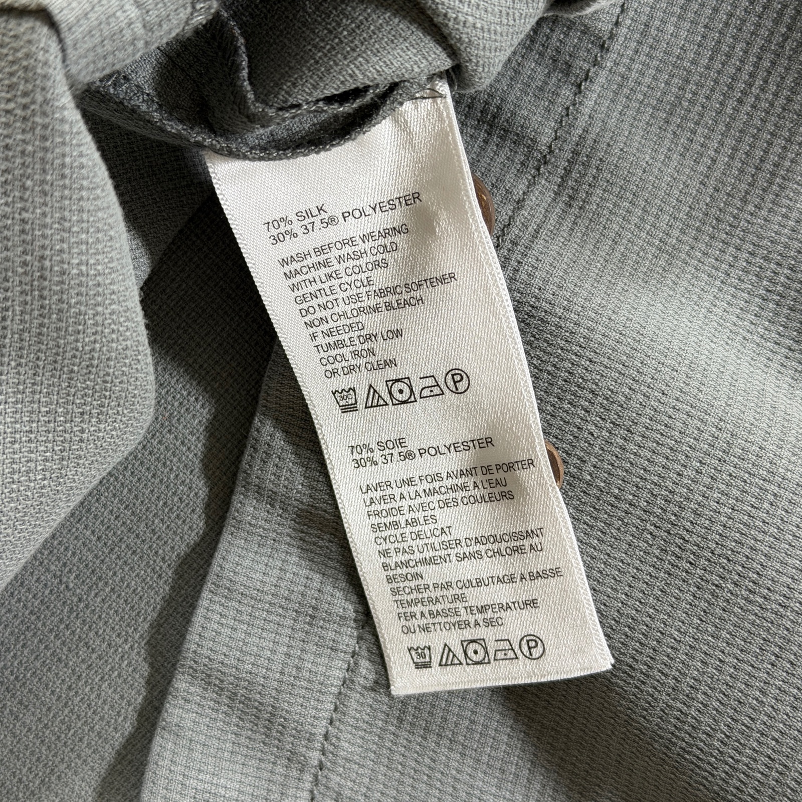 Tommy Bahama Smooth Silk Camp Shirt Mens XXL Gray Button Up Short Sleeve Pocket thumbnail 11