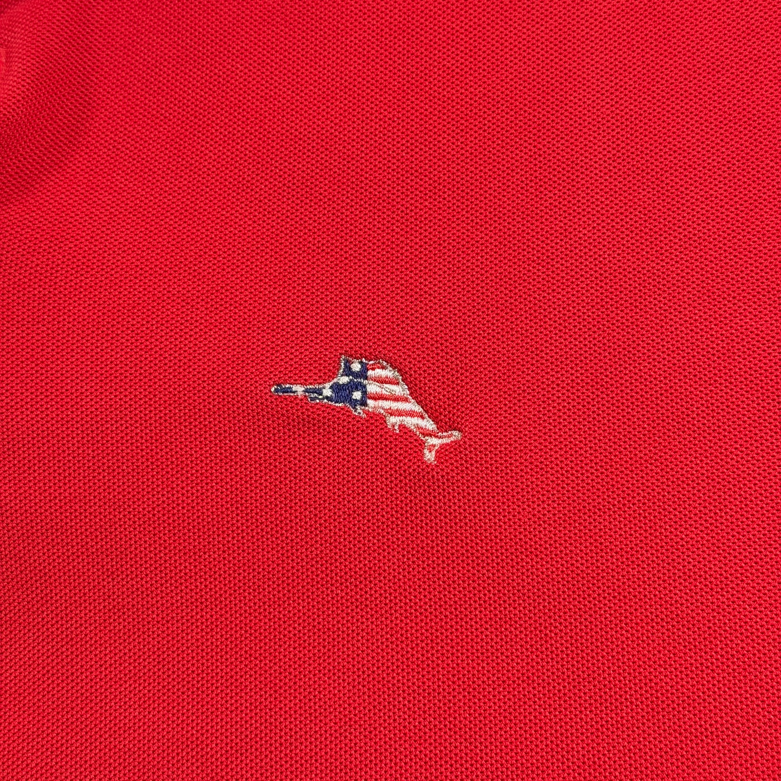 Tommy Bahama IslandZone Polo Shirt Mens XXL Red Supima Cotton Trim Fit Marlin thumbnail 5
