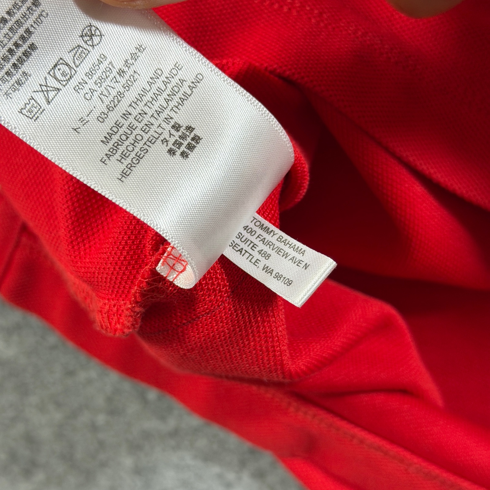 Tommy Bahama IslandZone Polo Shirt Mens XXL Red Supima Cotton Trim Fit Marlin thumbnail 13