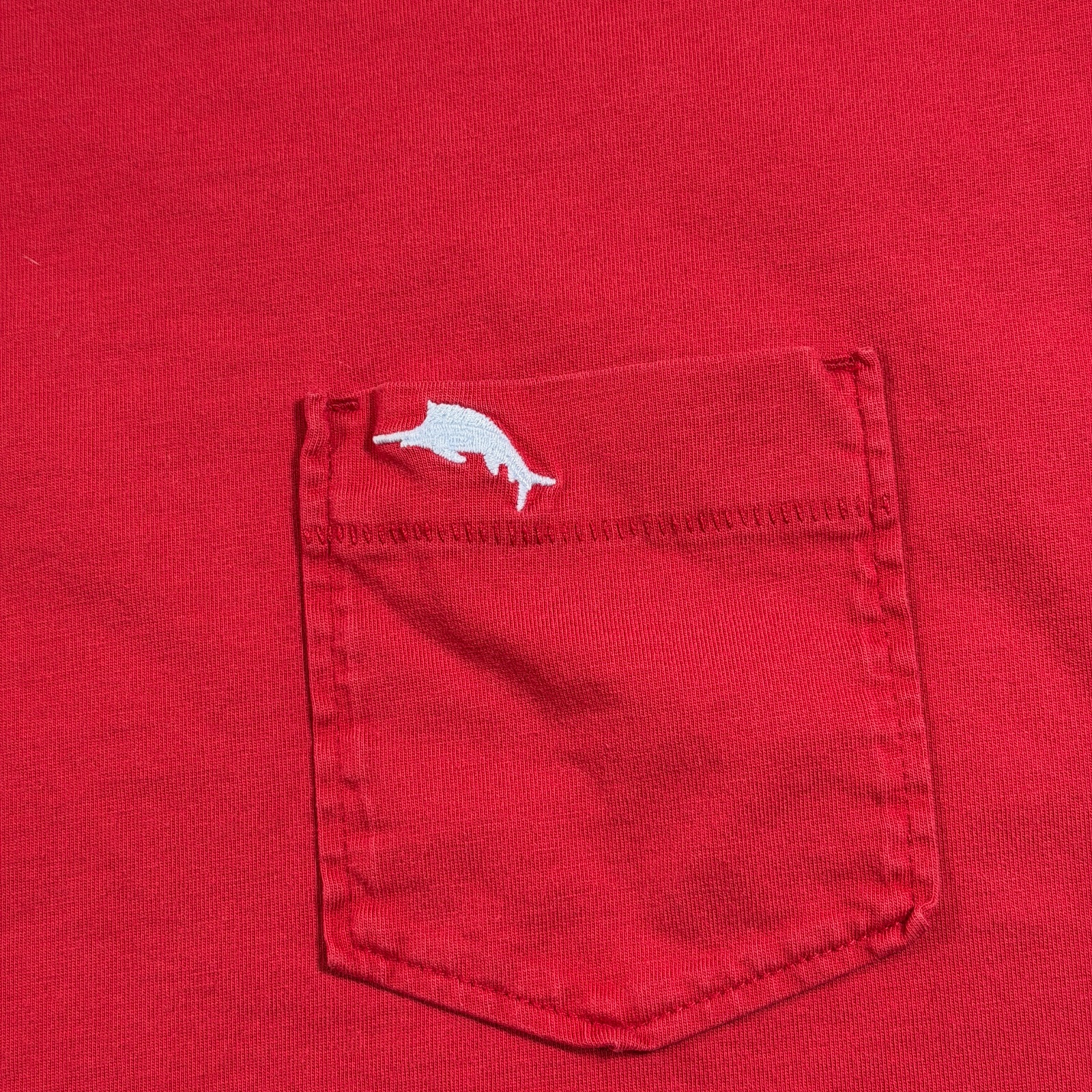 Tommy Bahama Marlin Pocket T Shirt Mens XXL Red Pima Cotton Crew Neck Preppy thumbnail 3