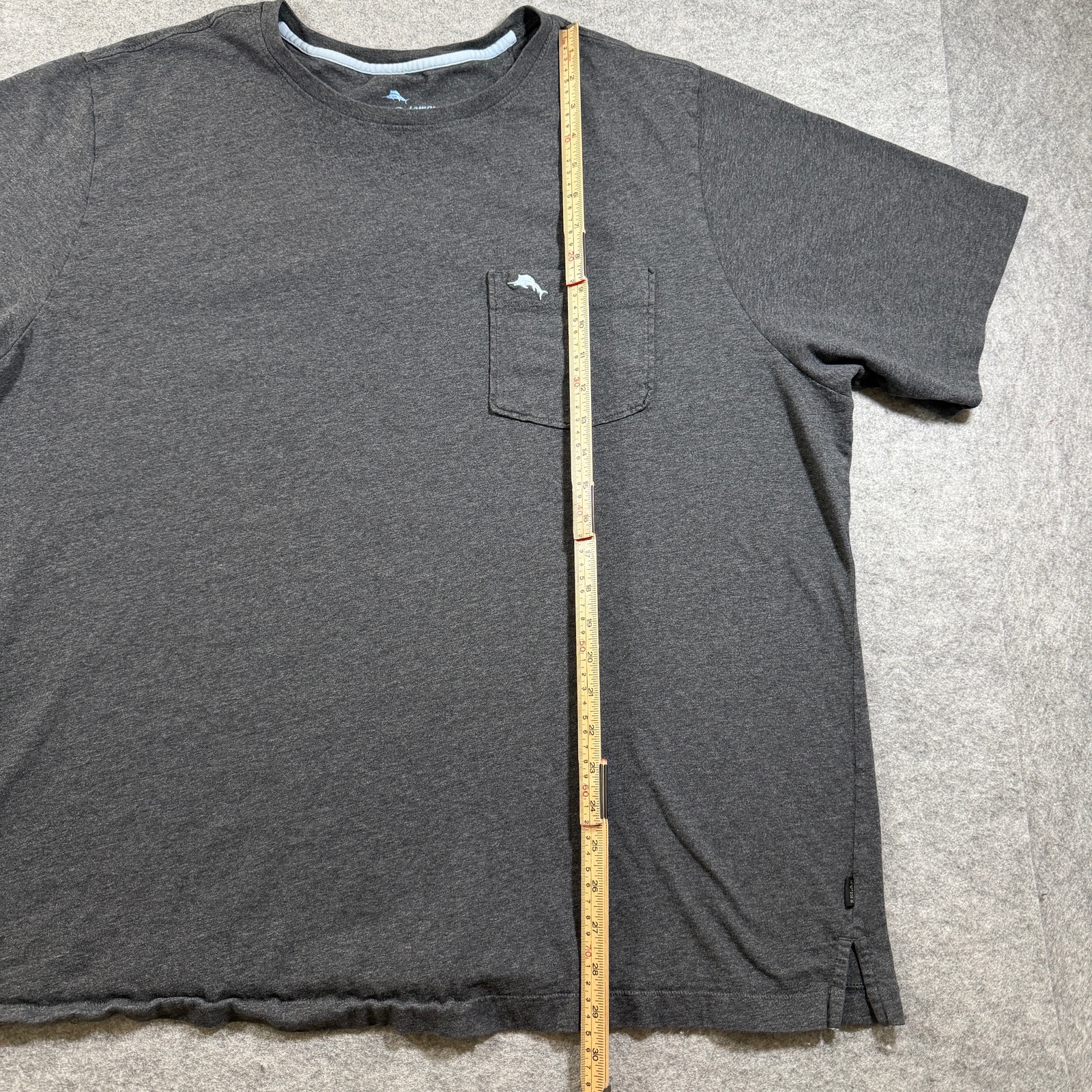 Tommy Bahama Pocket T Shirt Mens 2XLB Gray Marlin Logo Pima Preppy Casual thumbnail 6