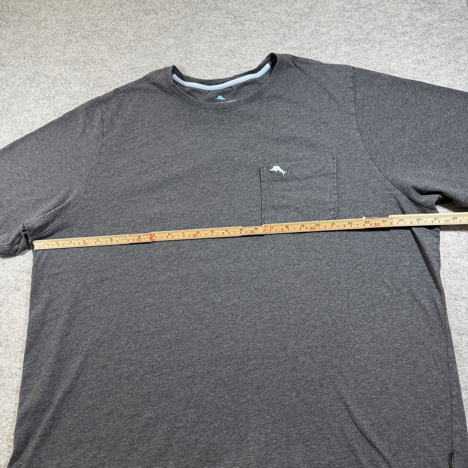 Tommy Bahama Pocket T Shirt Mens 2XLB Gray Marlin Logo Pima Preppy Casual thumbnail 7