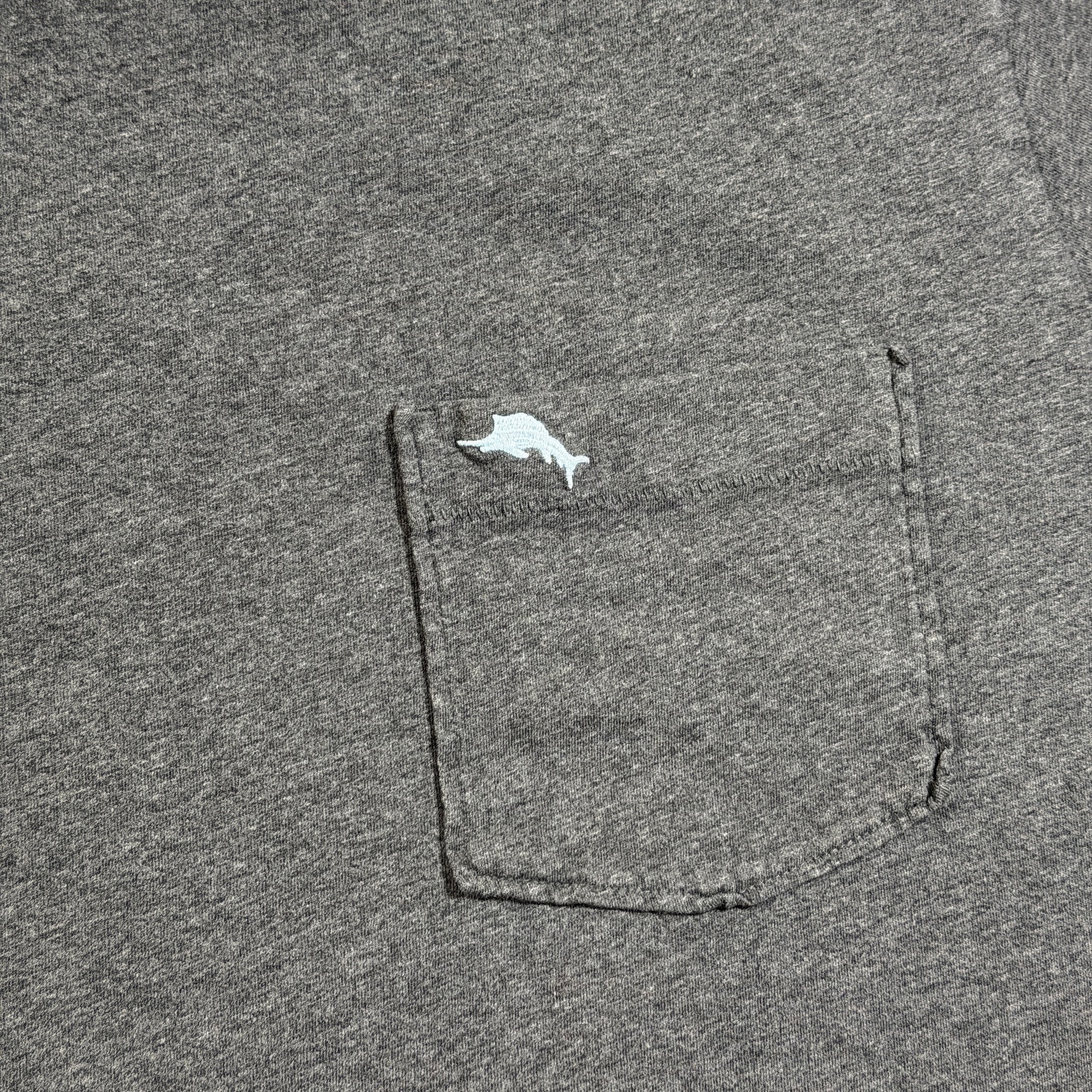 Tommy Bahama Pocket T Shirt Mens 2XLB Gray Marlin Logo Pima Preppy Casual thumbnail 9