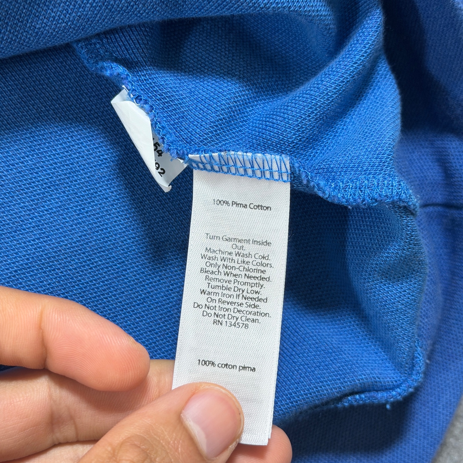Vineyard Vines Quarter Zip Pullover Mens 2XL Blue Pima Cotton Whale Logo Preppy thumbnail 11