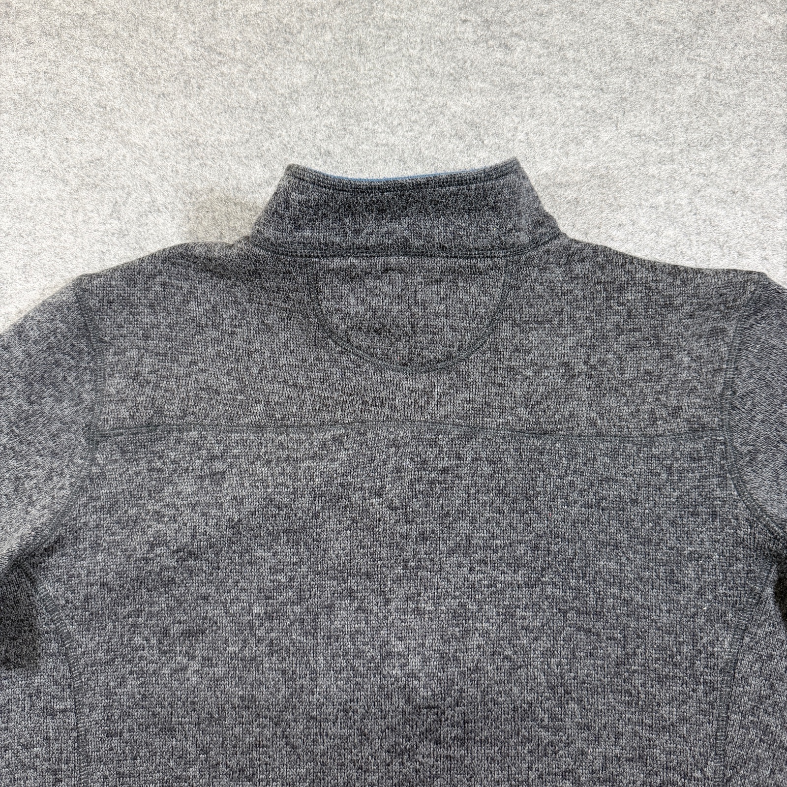 Woolrich Knit Fleece 1/4 Zip Pullover Mens L Gray Sweater Outdoor Hiking Casual thumbnail 9