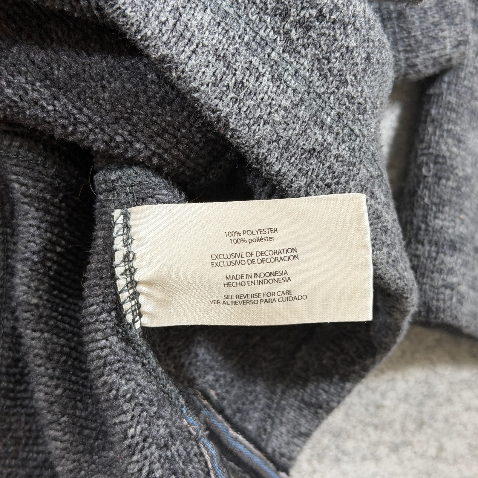 Woolrich Knit Fleece 1/4 Zip Pullover Mens L Gray Sweater Outdoor Hiking Casual thumbnail 11