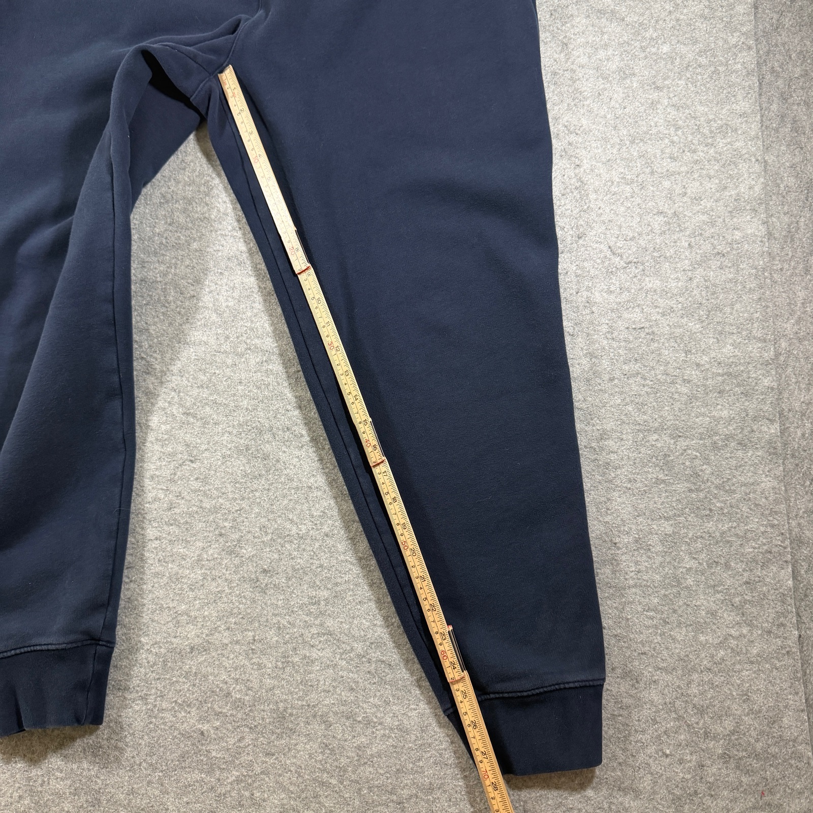 Lands' End Serious Sweats Joggers Mens L Navy Heavyweight Drawstring Lounge thumbnail 7