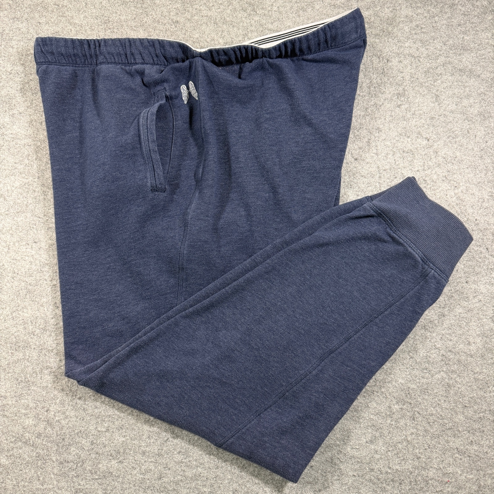 Victoria's Secret Lounge Jogger Womens L Navy Blue Elastic Waistband Drawstring thumbnail 3