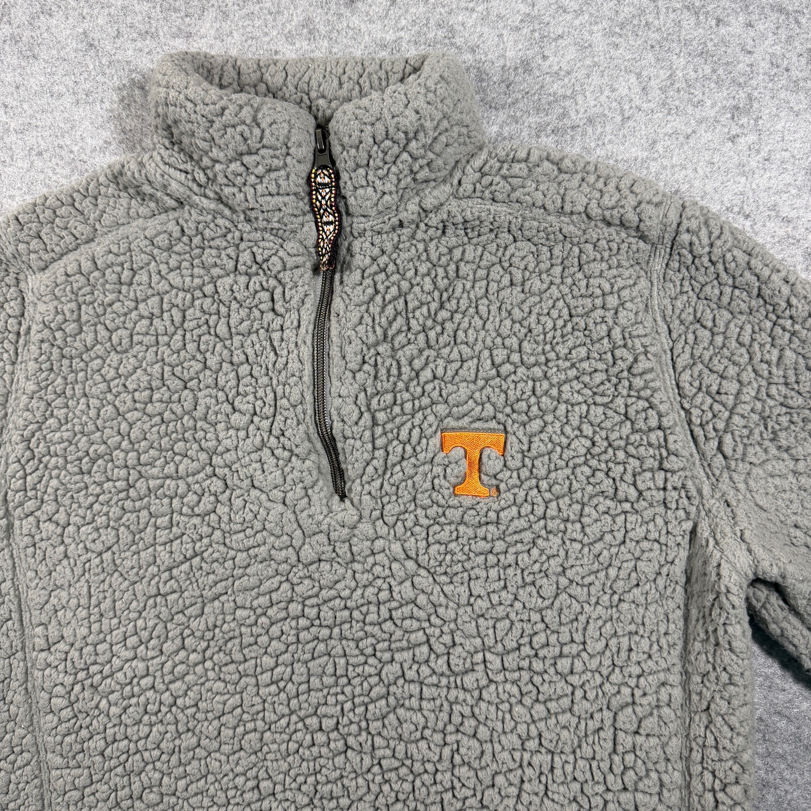 Summit Sportswear Tennessee Volunteers Pullover Womens S Gray Sherpa Fleece thumbnail 3