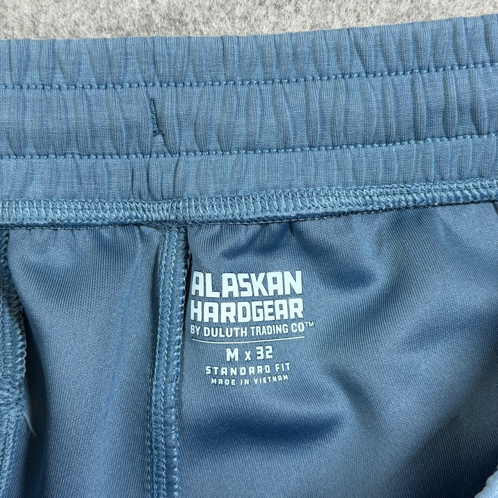 Alaskan Hardgear Duluth Trading Joggers Men M Blue Zip Pocket Stretch Drawstring thumbnail 3