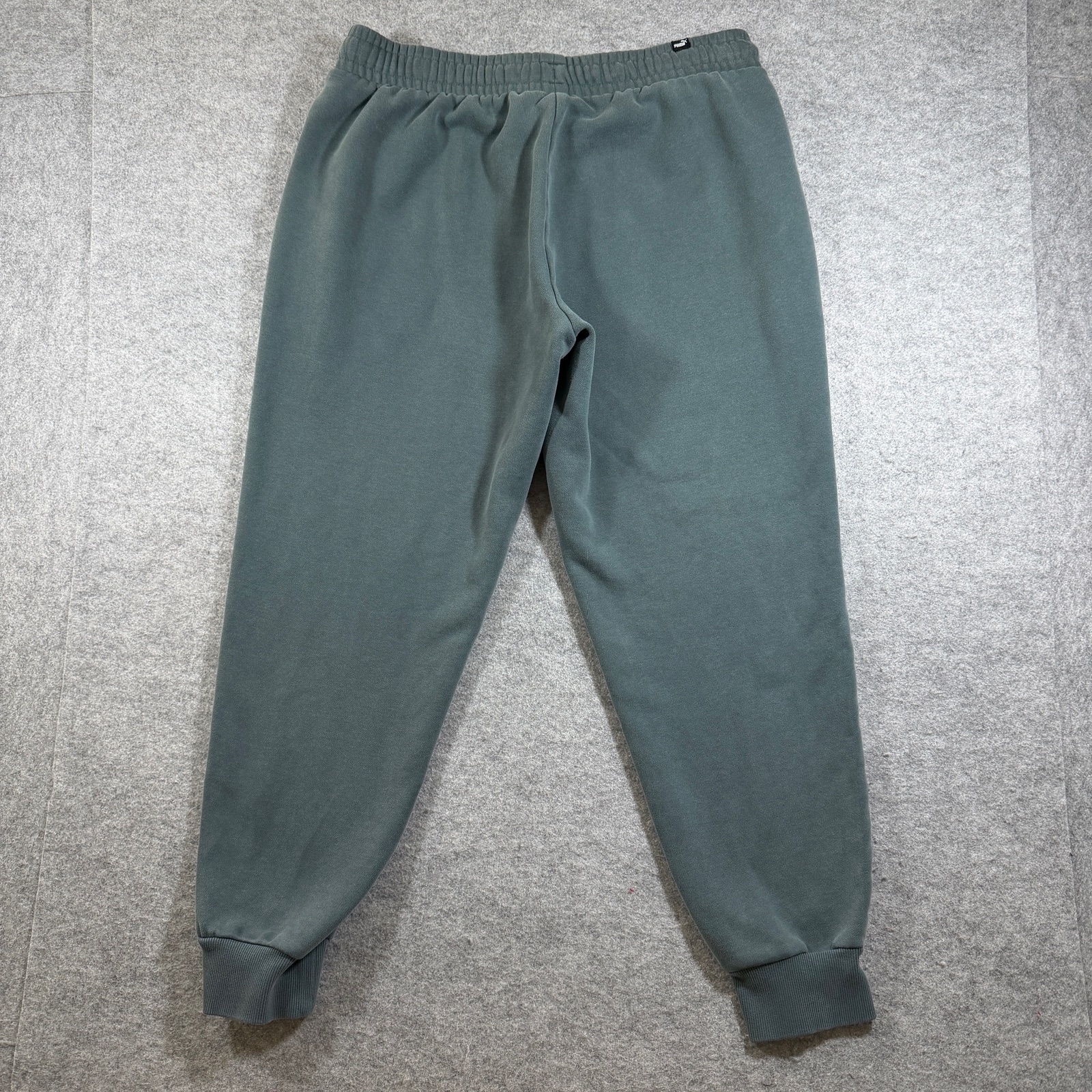 Puma Joggers Mens L Green Tapered Drawstring Cuffed Athletic Training Sweatpants thumbnail 2