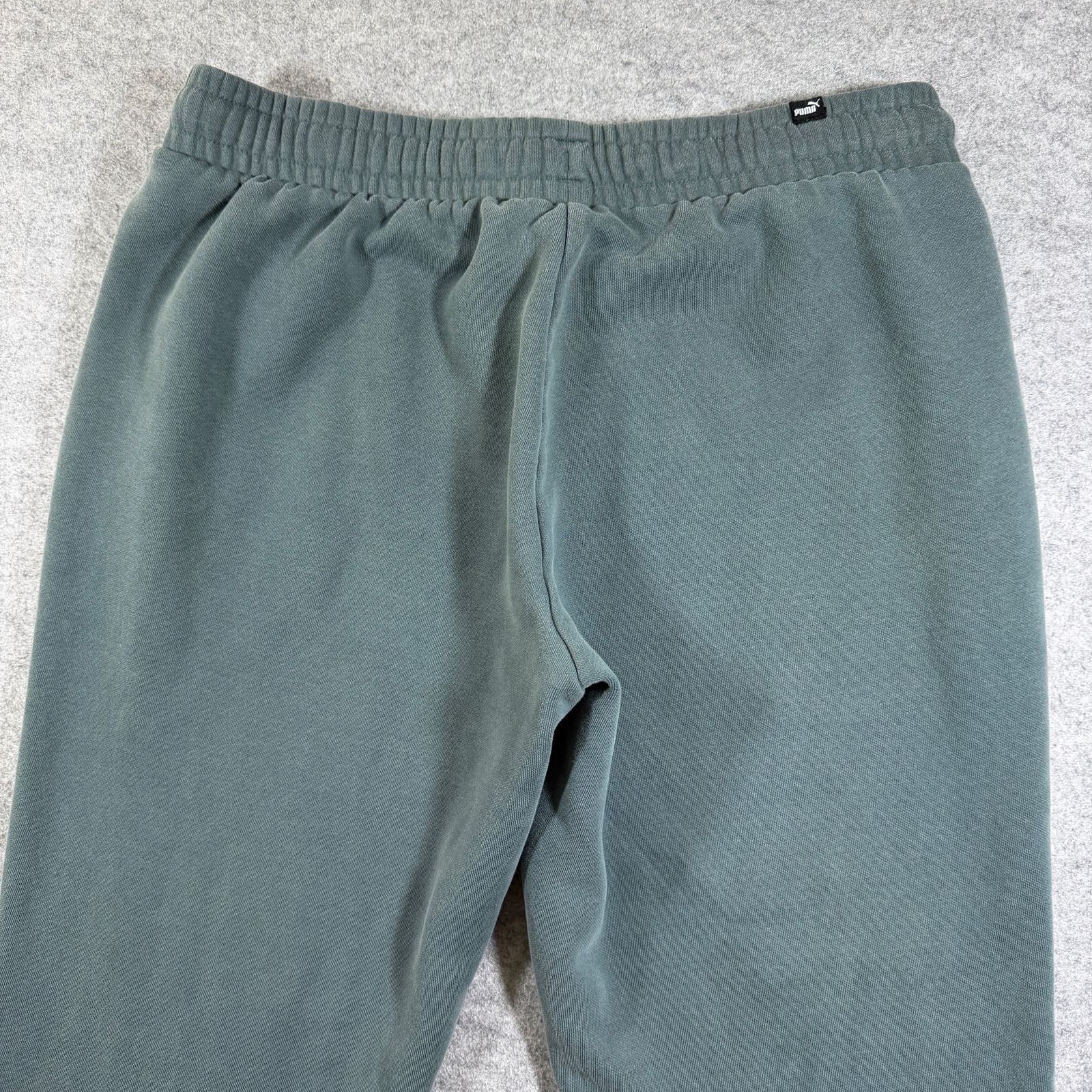 Puma Joggers Mens L Green Tapered Drawstring Cuffed Athletic Training Sweatpants thumbnail 4