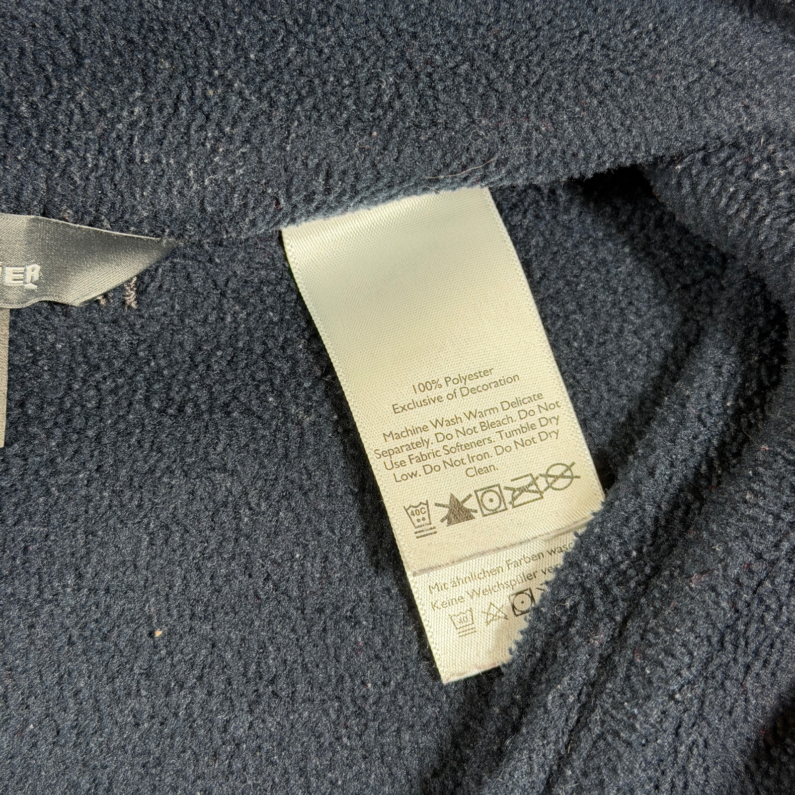 Eddie Bauer Fleece Vest Mens 2XL Navy Full Zip Outdoor Hiking Camping Pockets thumbnail 9