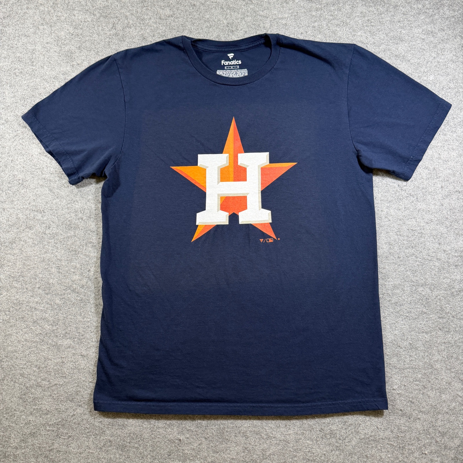 Fanatics Houston Astros T Shirt Mens M Navy Altuve 27 Player Tee MLB Baseball