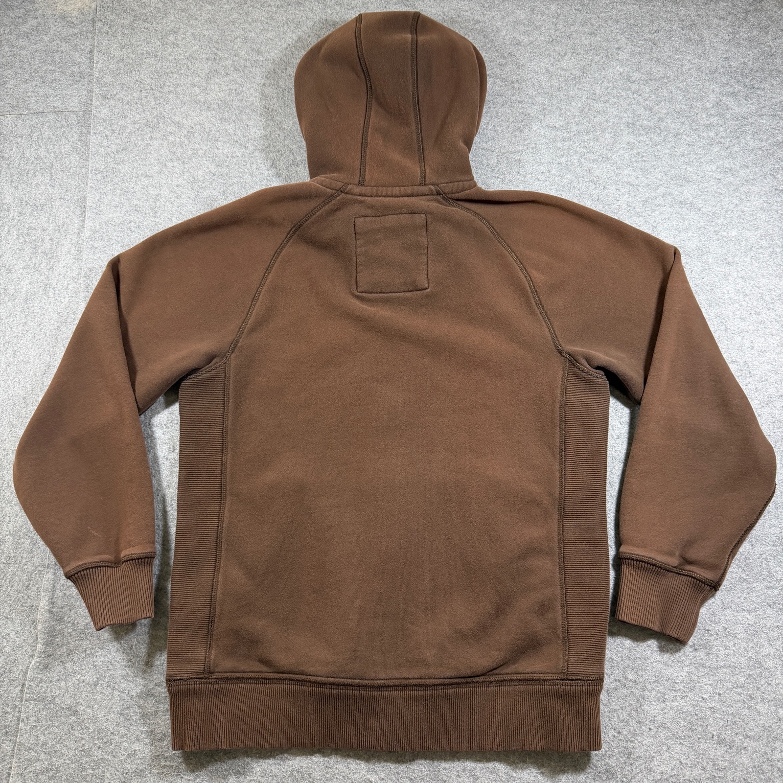 Eddie Bauer Full Zip Hoodie Mens S Brown Knit Fleece Hooded Heavyweight Outdoor thumbnail 2