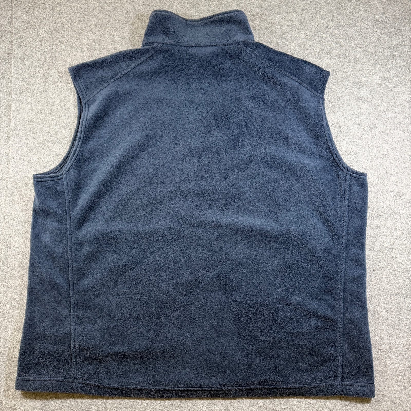 Columbia Steens Mountain Fleece Vest Mens XXL Navy Full Zip Outdoor Hiking thumbnail 2