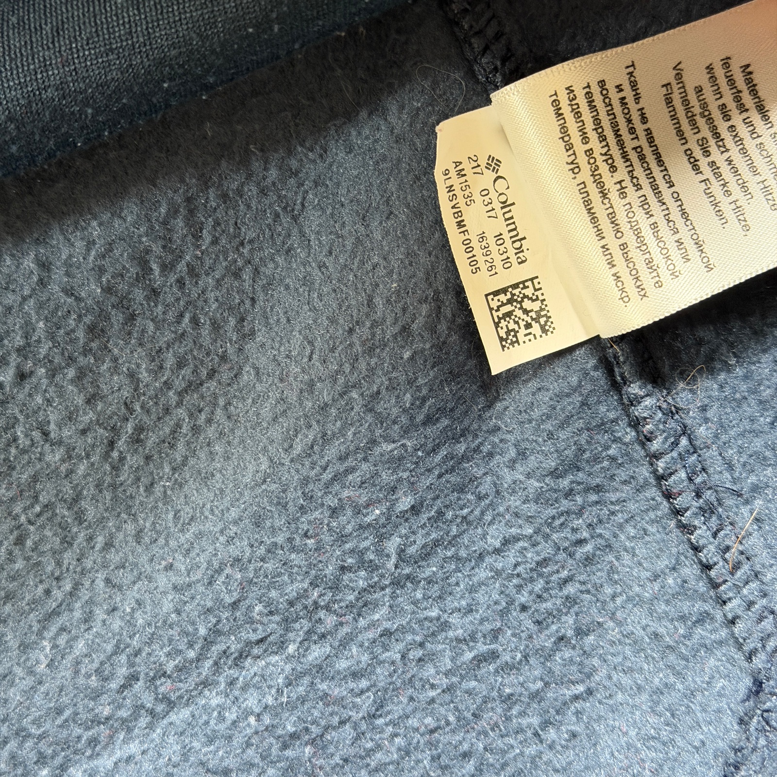 Columbia Steens Mountain Fleece Vest Mens XXL Navy Full Zip Outdoor Hiking thumbnail 10