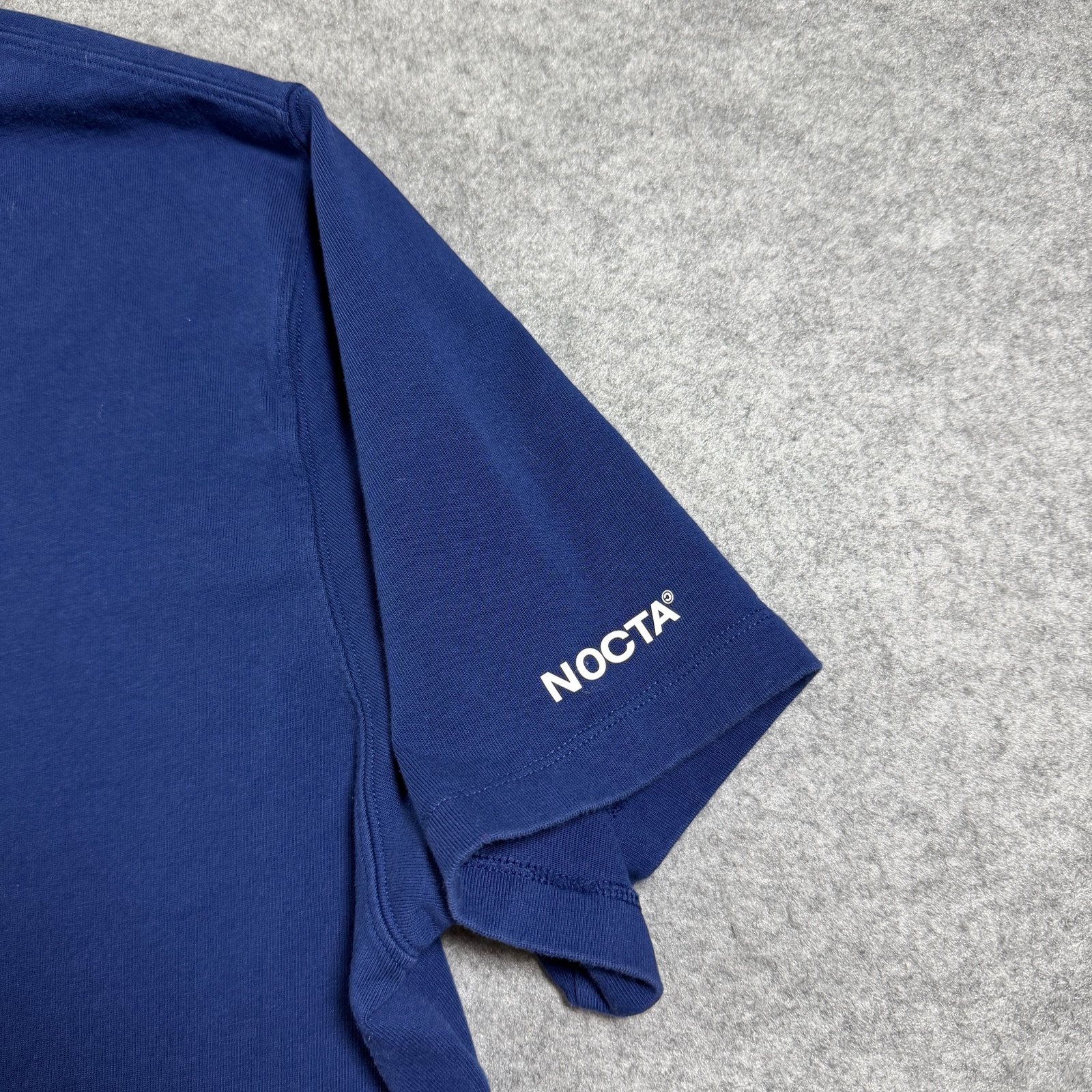 Nike NOCTA Forza Racing T Shirt Mens XL Blue Center Swoosh Drake Streetwear thumbnail 11