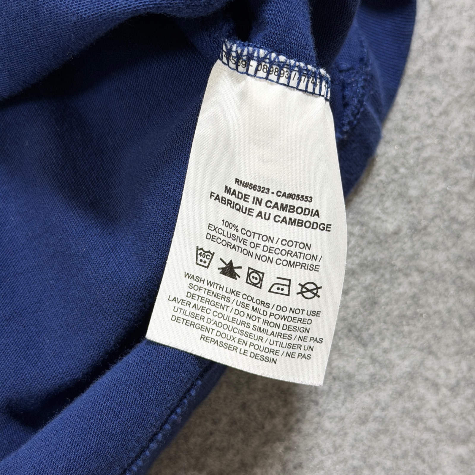 Nike NOCTA Forza Racing T Shirt Mens XL Blue Center Swoosh Drake Streetwear thumbnail 12